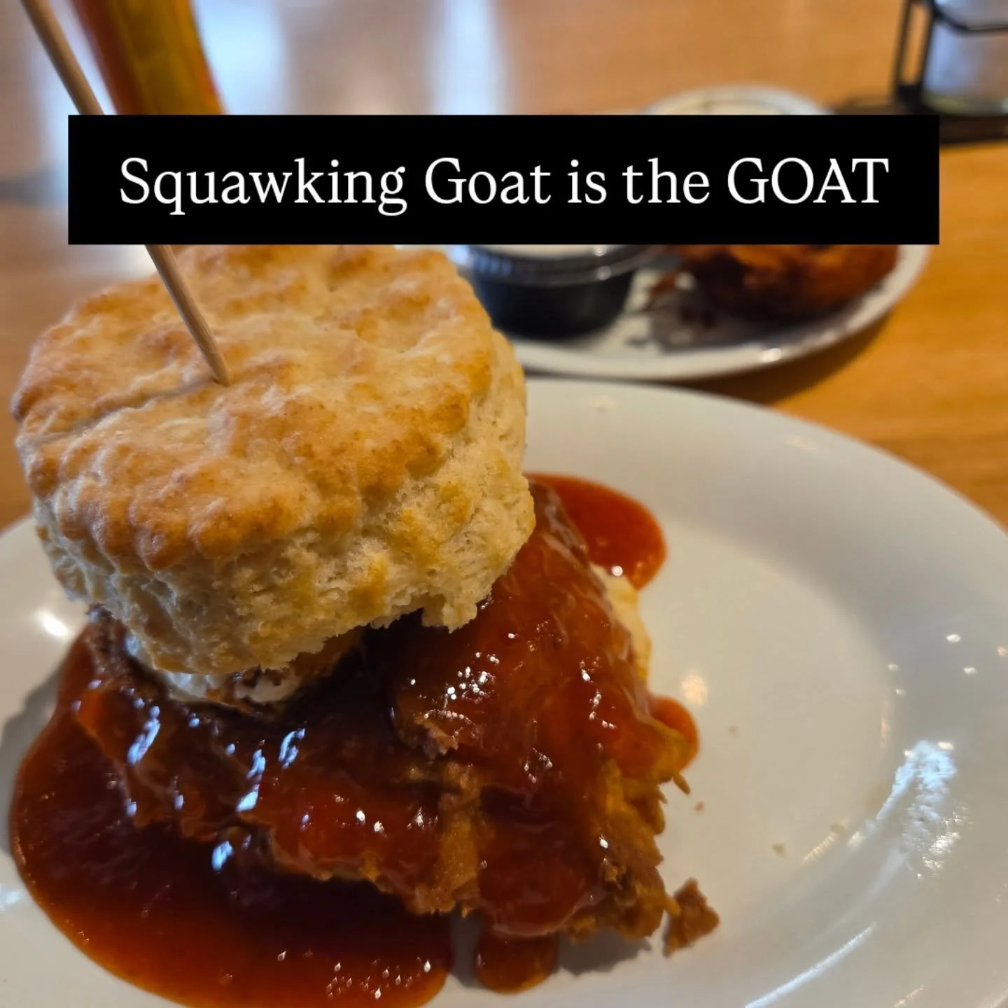 First time trying Maple Street biscuit company. Had this bangers of a biscuit sandwich and a couple potatoes. That pepper jelly was 🔥