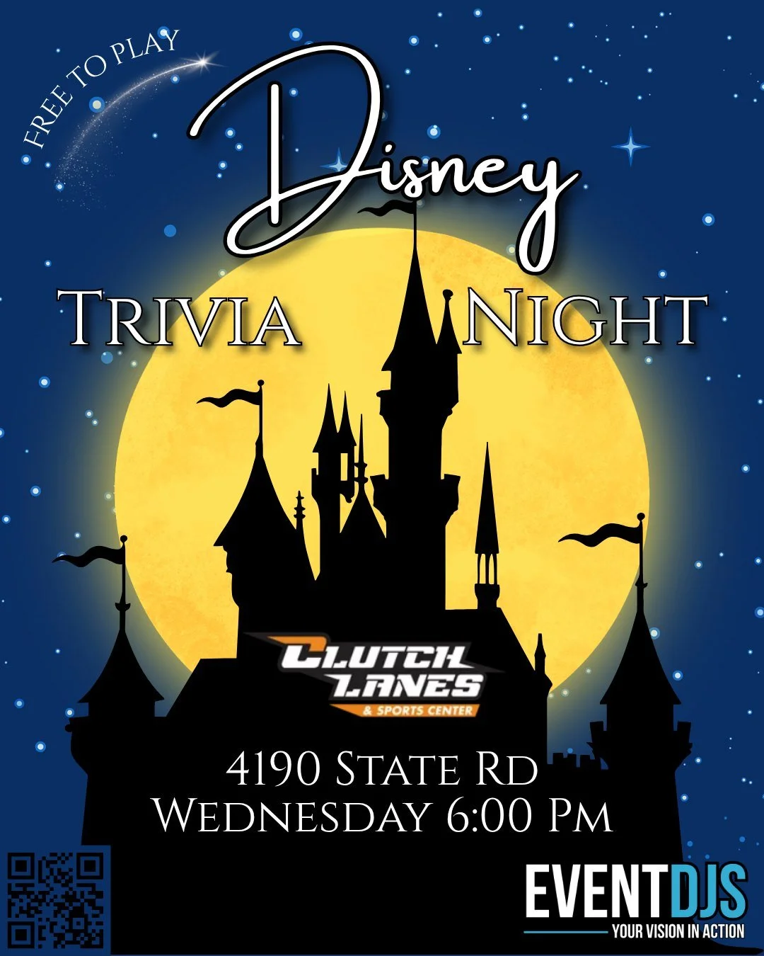 Join us next Wednesday at @clutchlanes for Disney Themed Trivia!

#EventDJs #ClutchLanes #OhioDJs #Trivia #TriviaNight