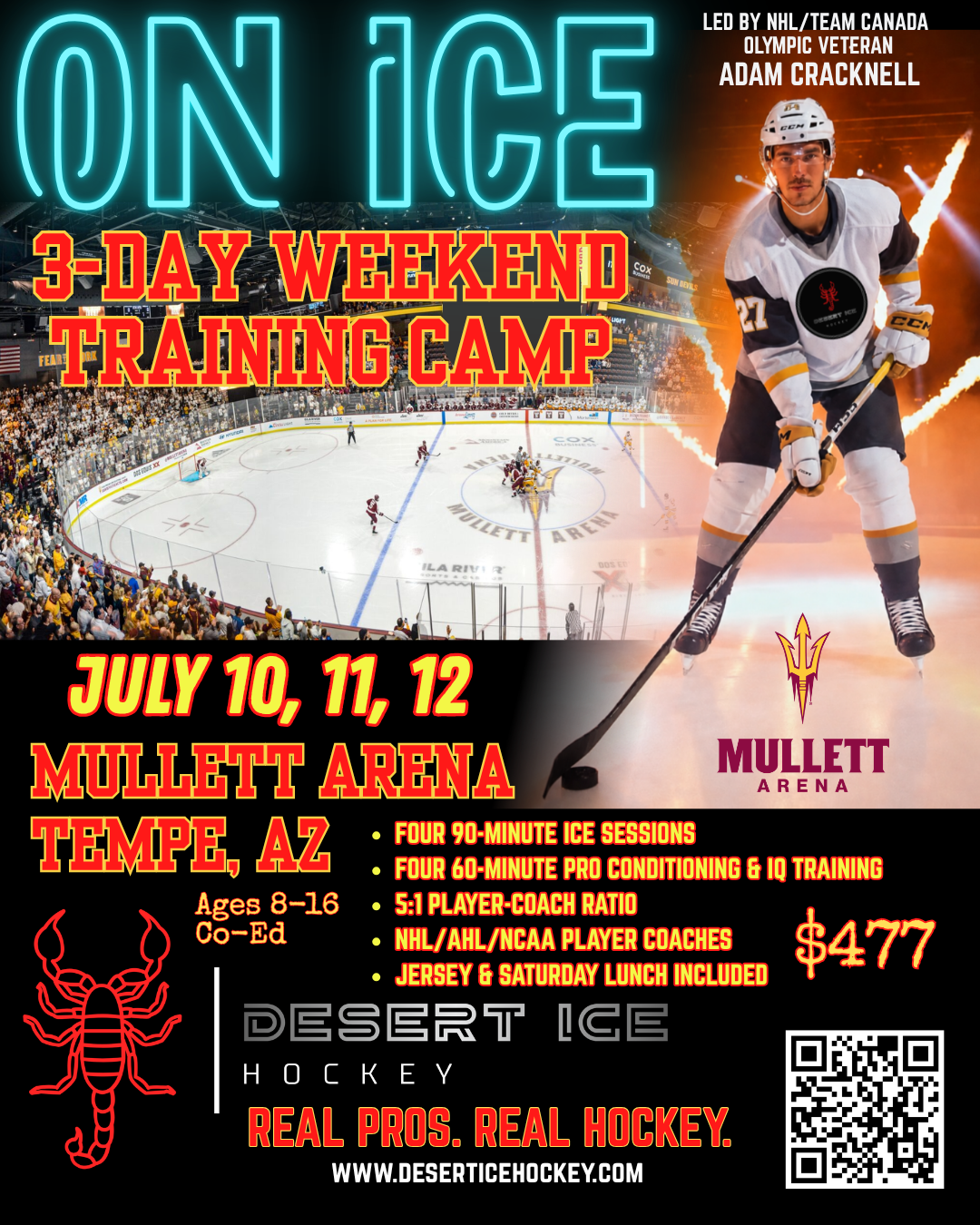 DESERT ICE HOCKEY 3-DAY ON-ICE CAMP
