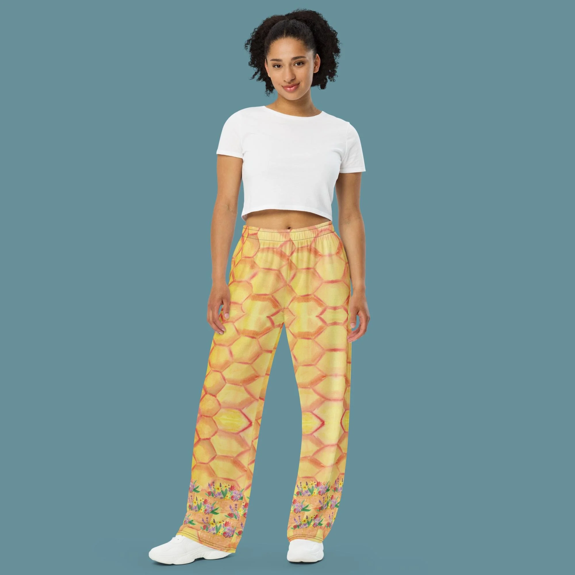 pollen and Comb  unisex wide-leg pants