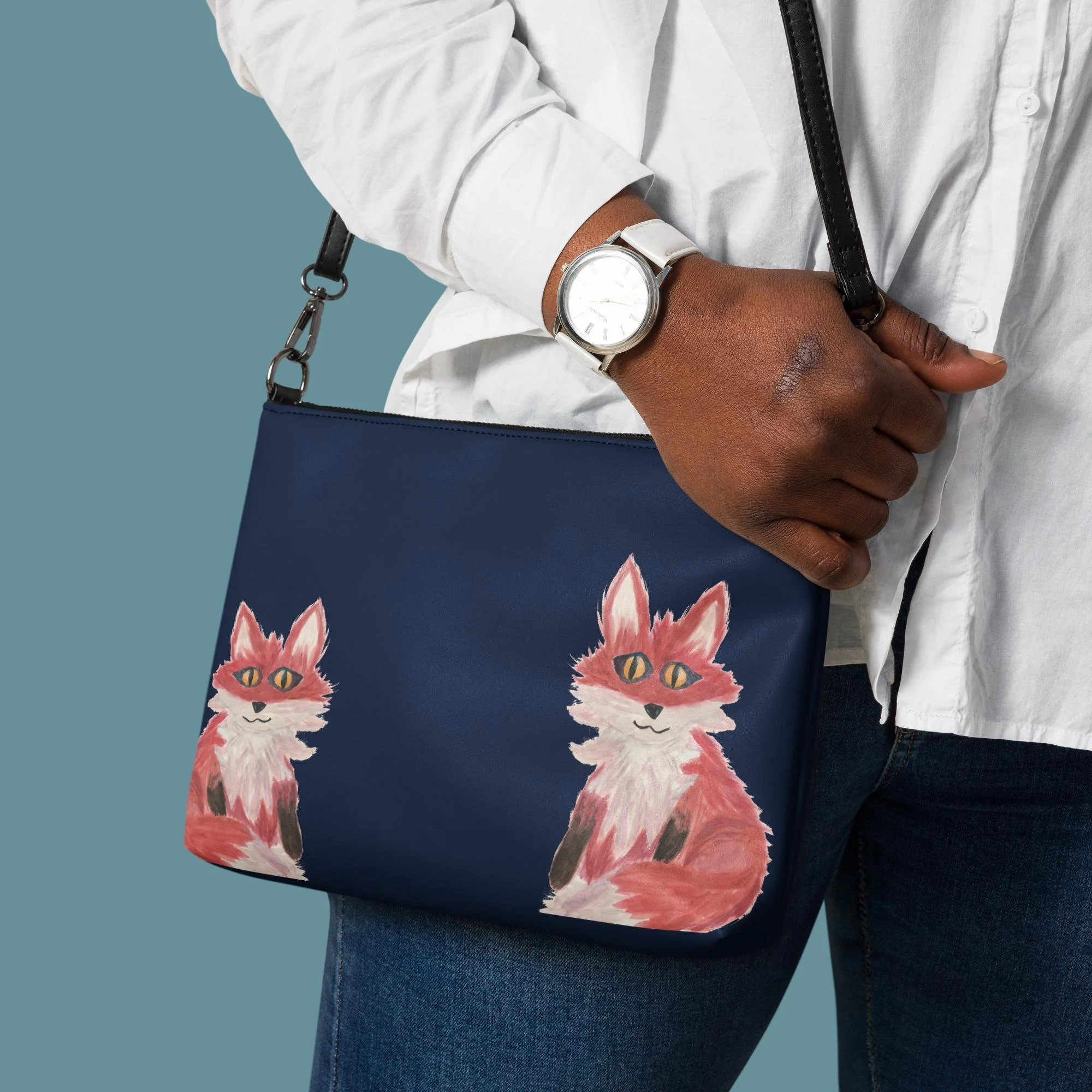 Red Fox Crossbody Bag