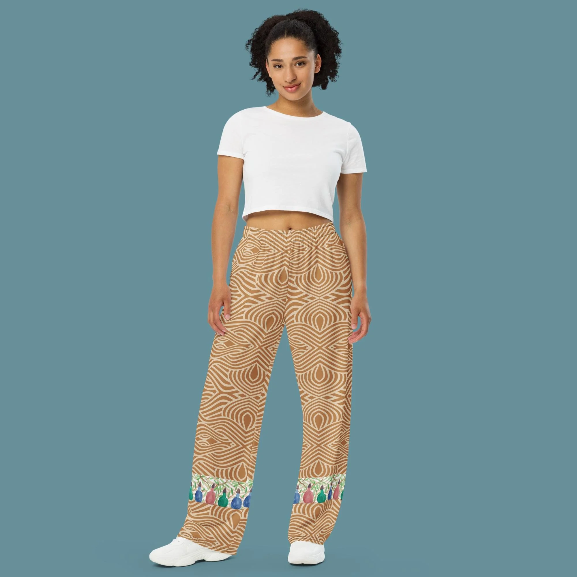 Elixirs unisex wide-leg pants