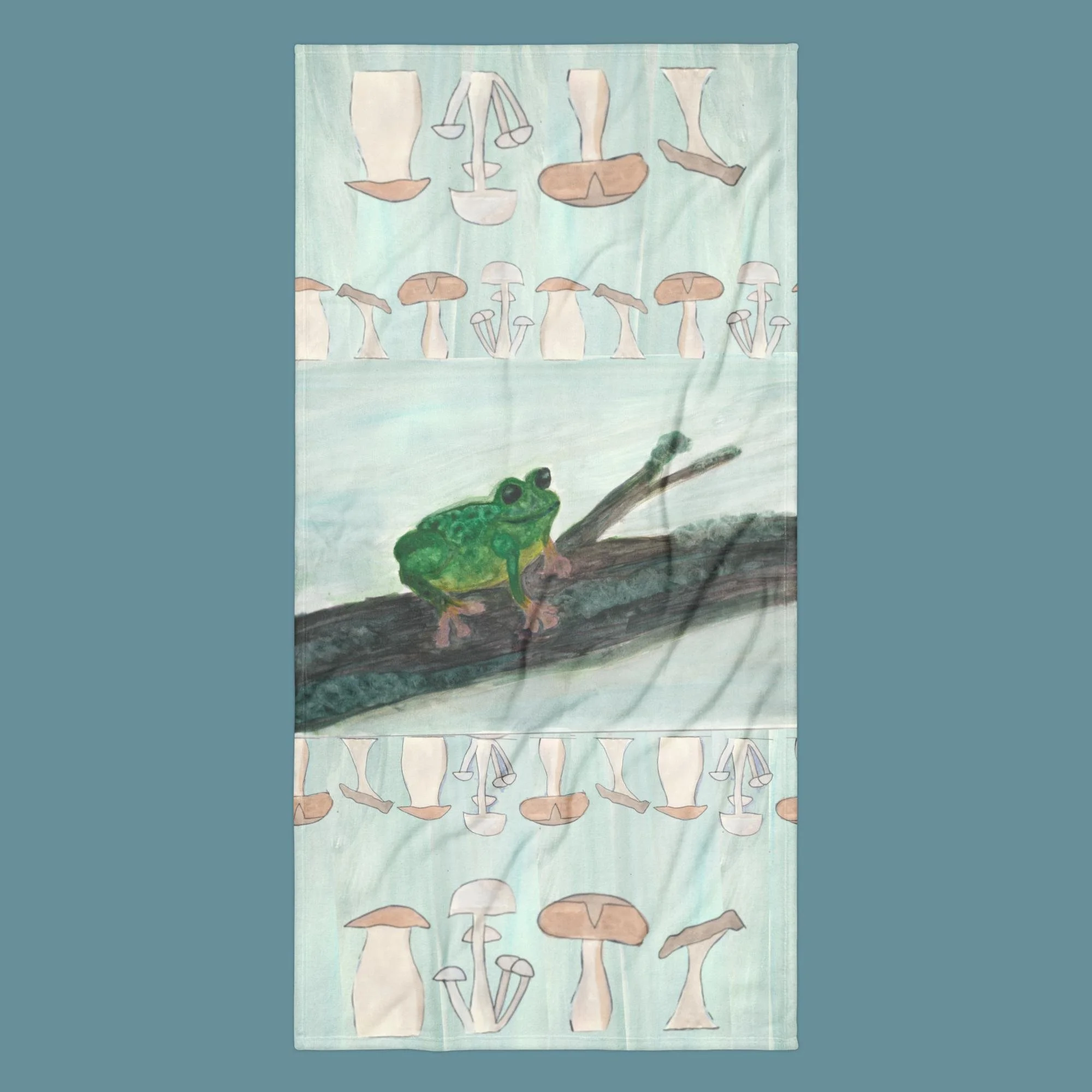 Frog on a Log Towel