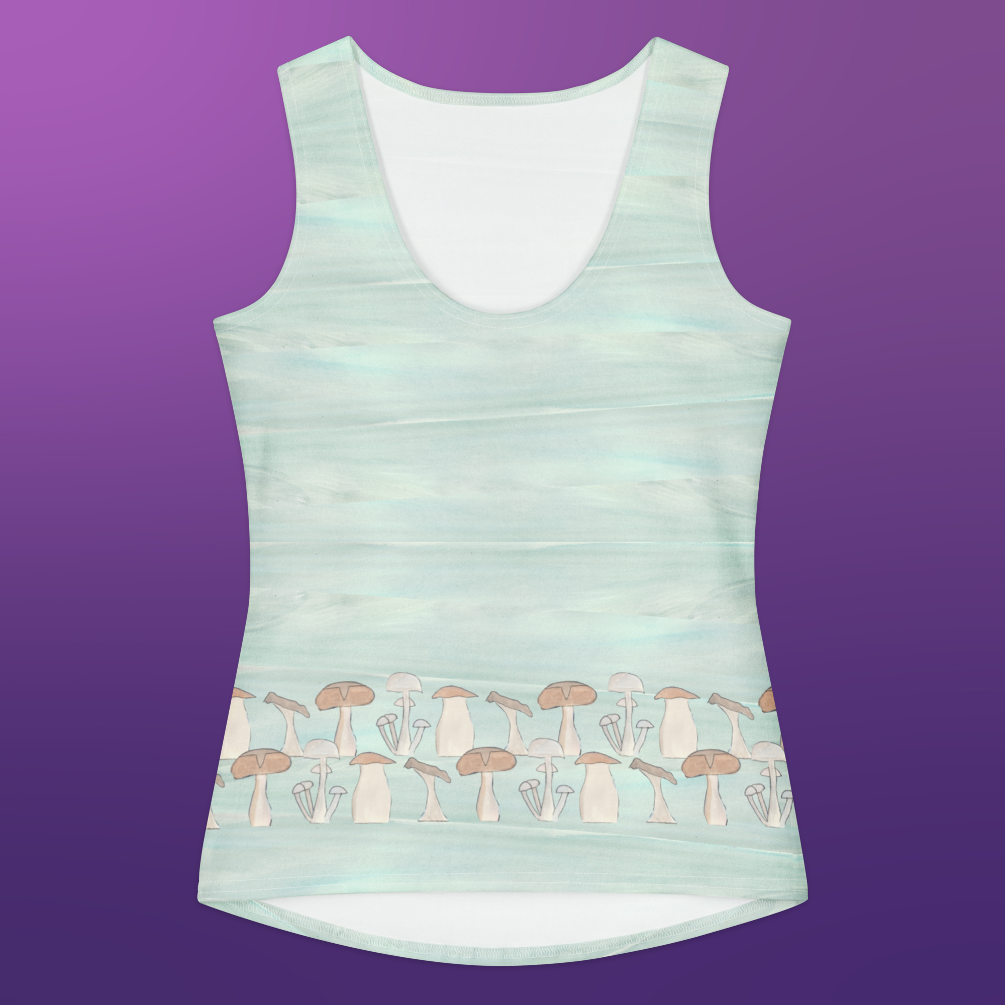 Peak Mushroom cotton tank top