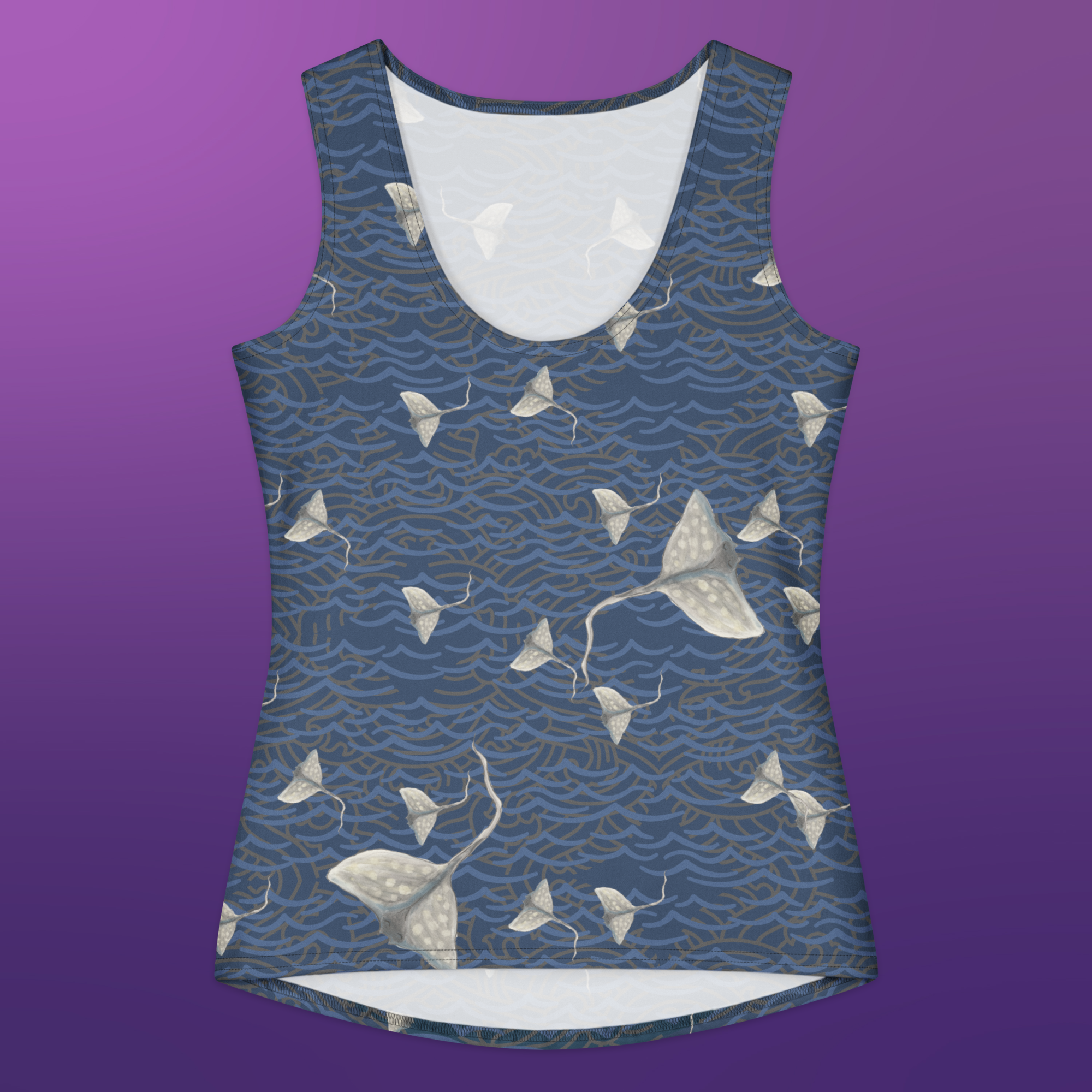 Stingray cotton tank top