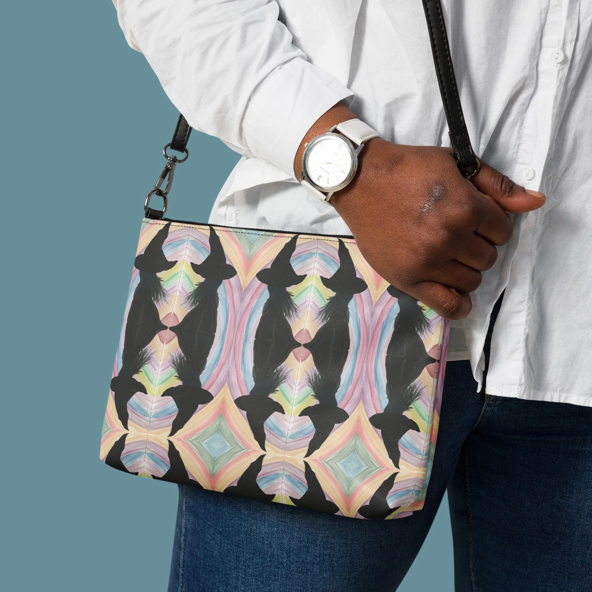 Witchy Pattern Crossbody bag