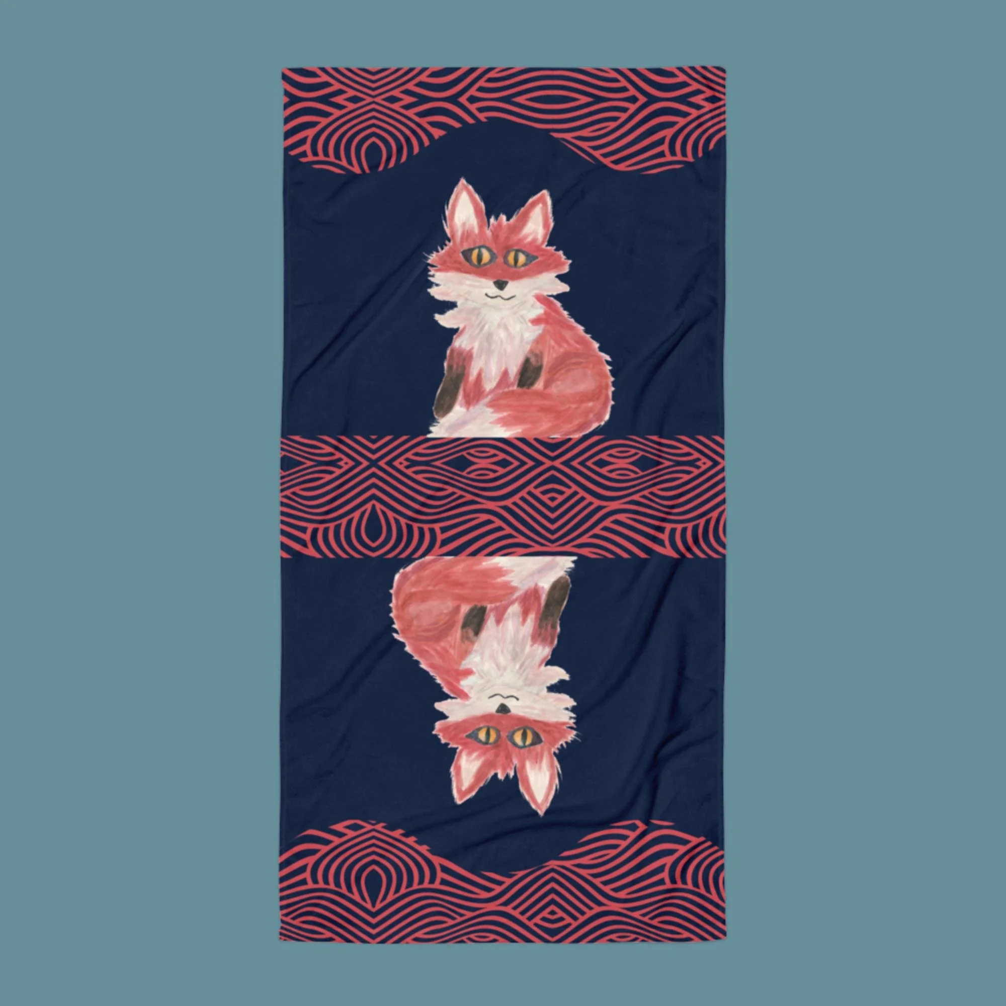 Red Fox Towel