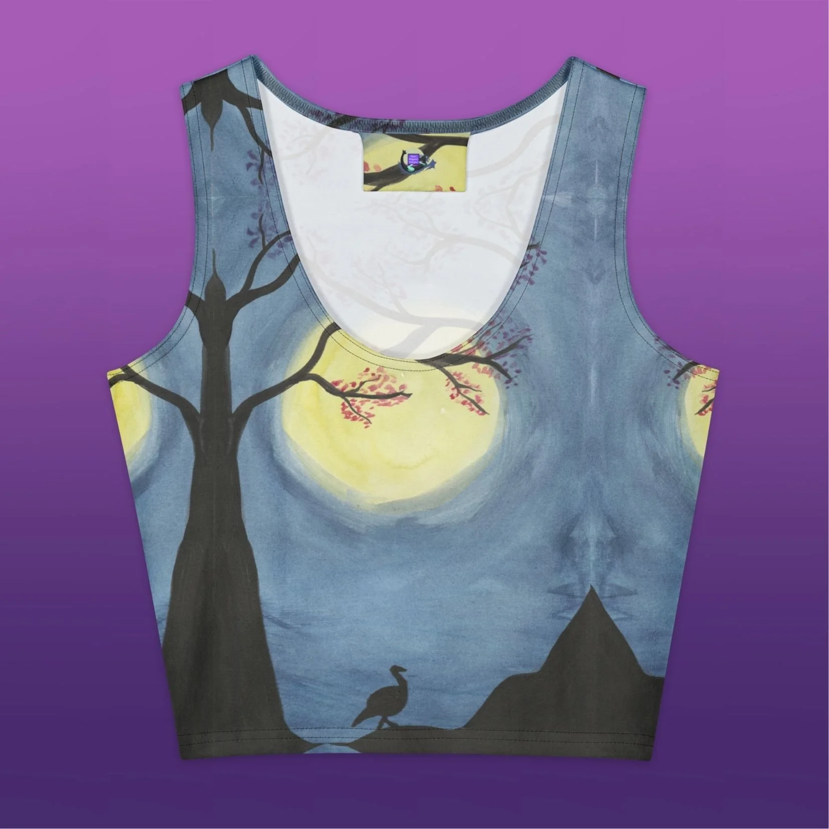 Moonlight Duck Cotton crop top