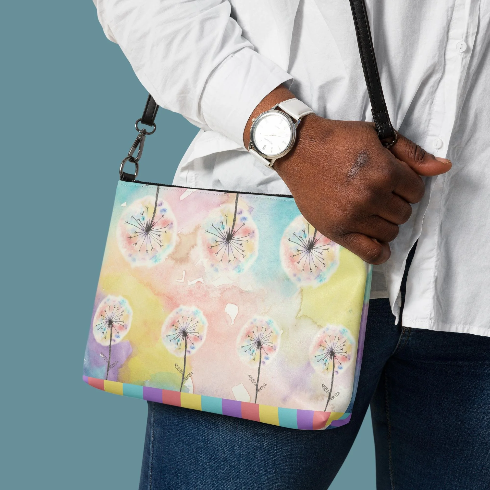 Rainbow Puffs Crossbody bag