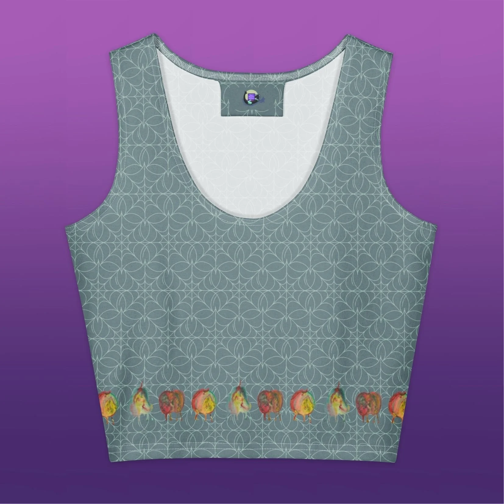 Rotten Fruit Cotton crop top