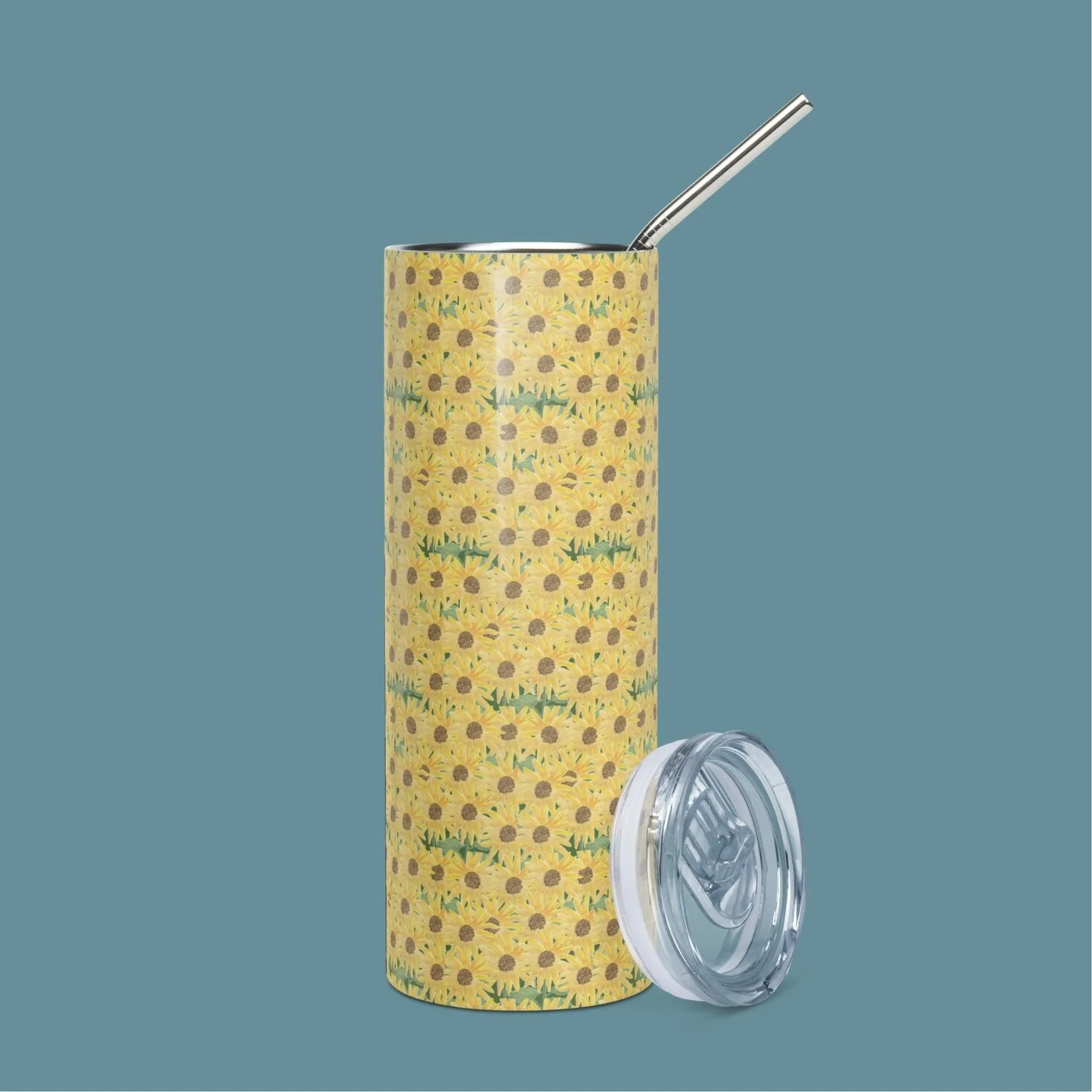 Sunflower Stainless steel tumbler
