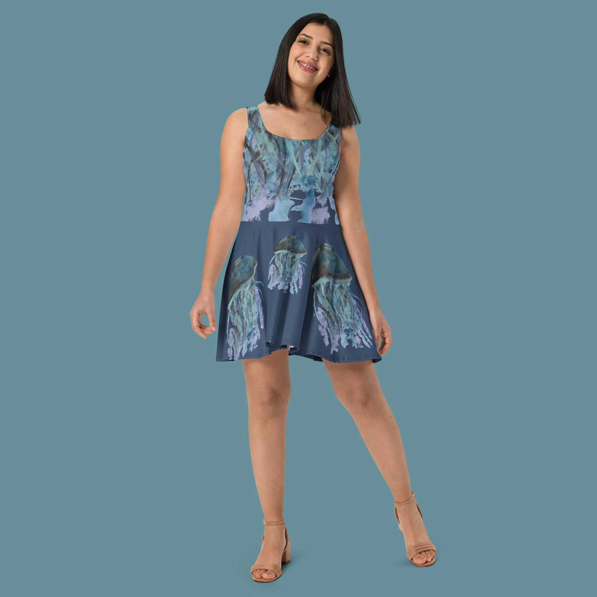 Jellyfish Skater Dress