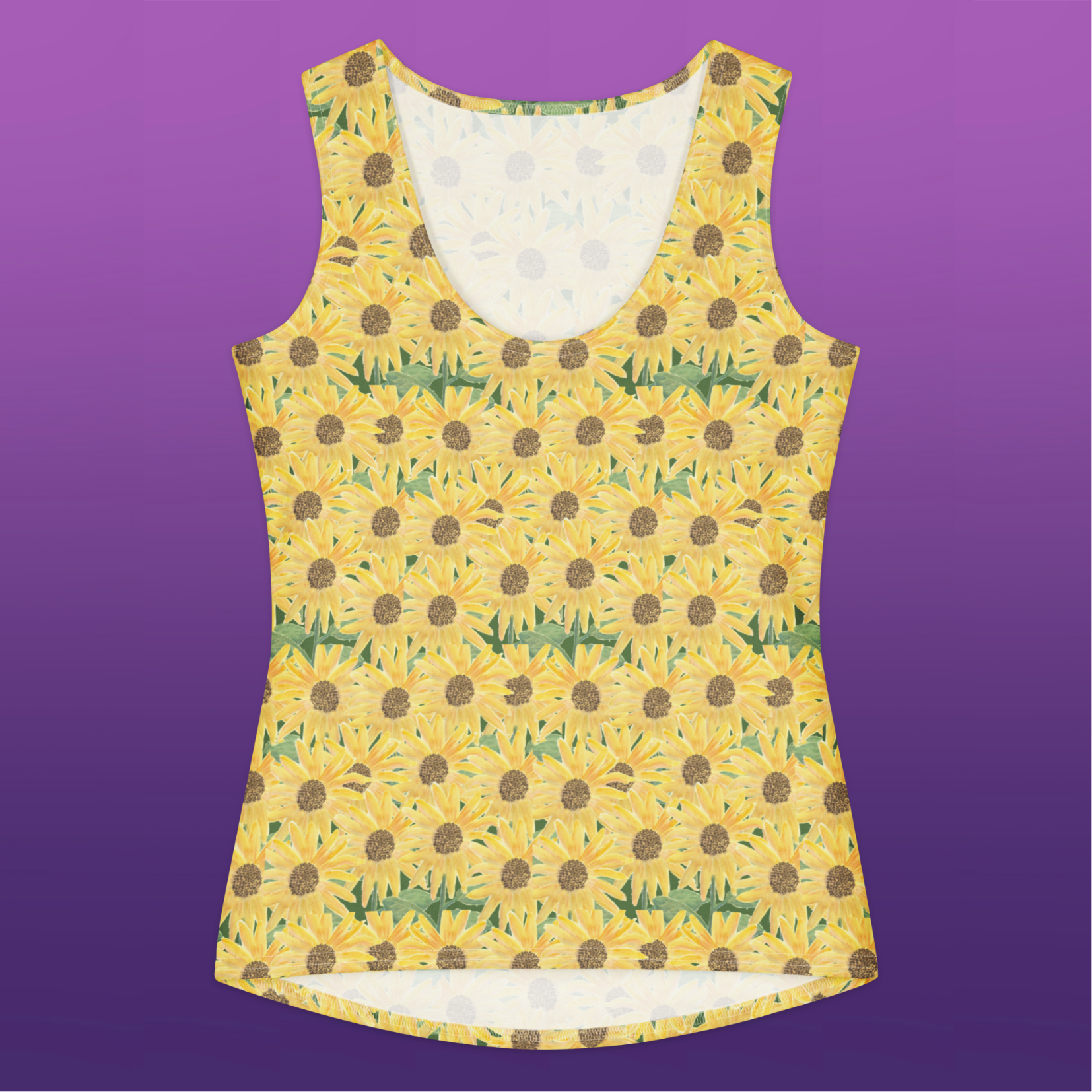 Sunflower cotton tank top