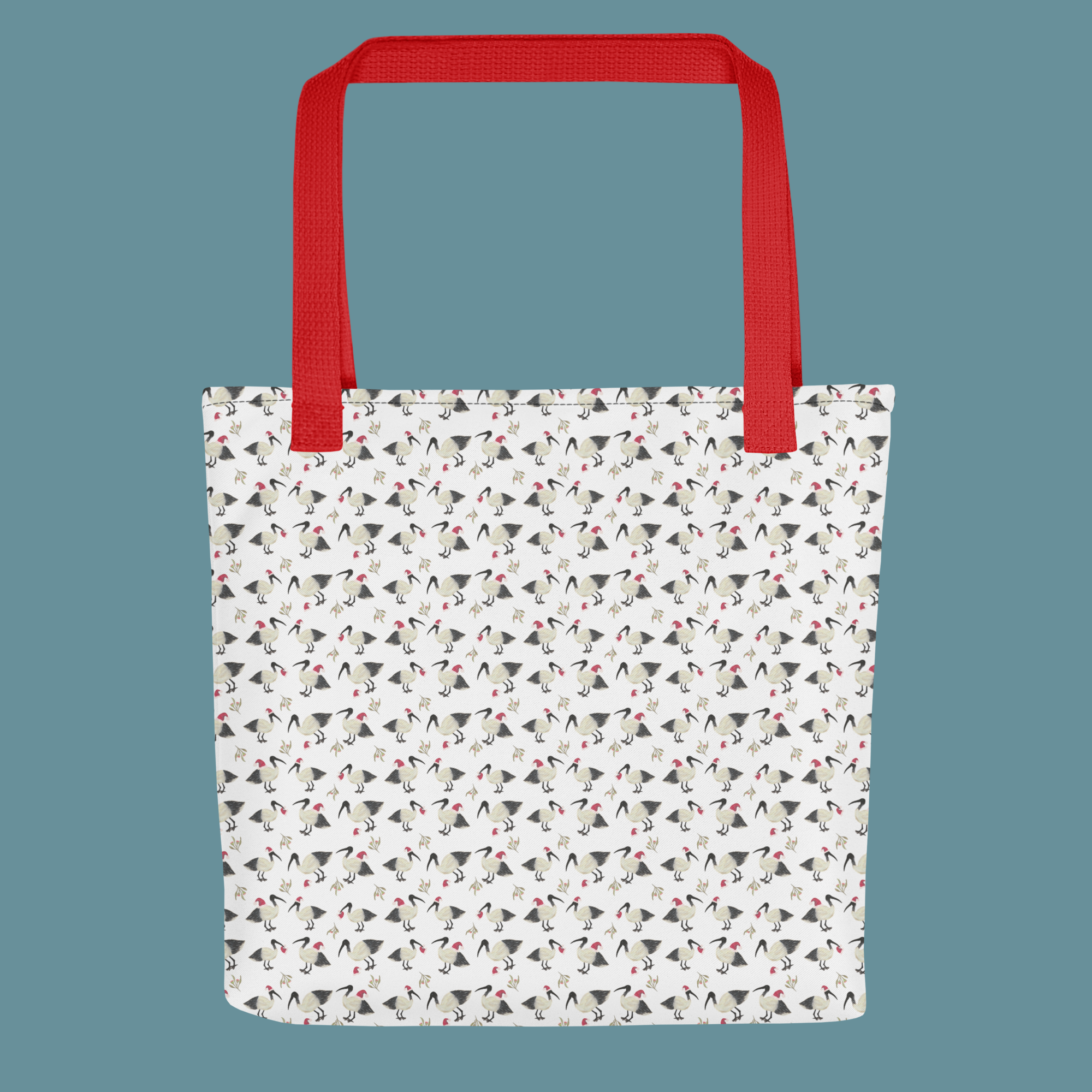 White Christmas Bin Chicken (Ibis) Tote bag