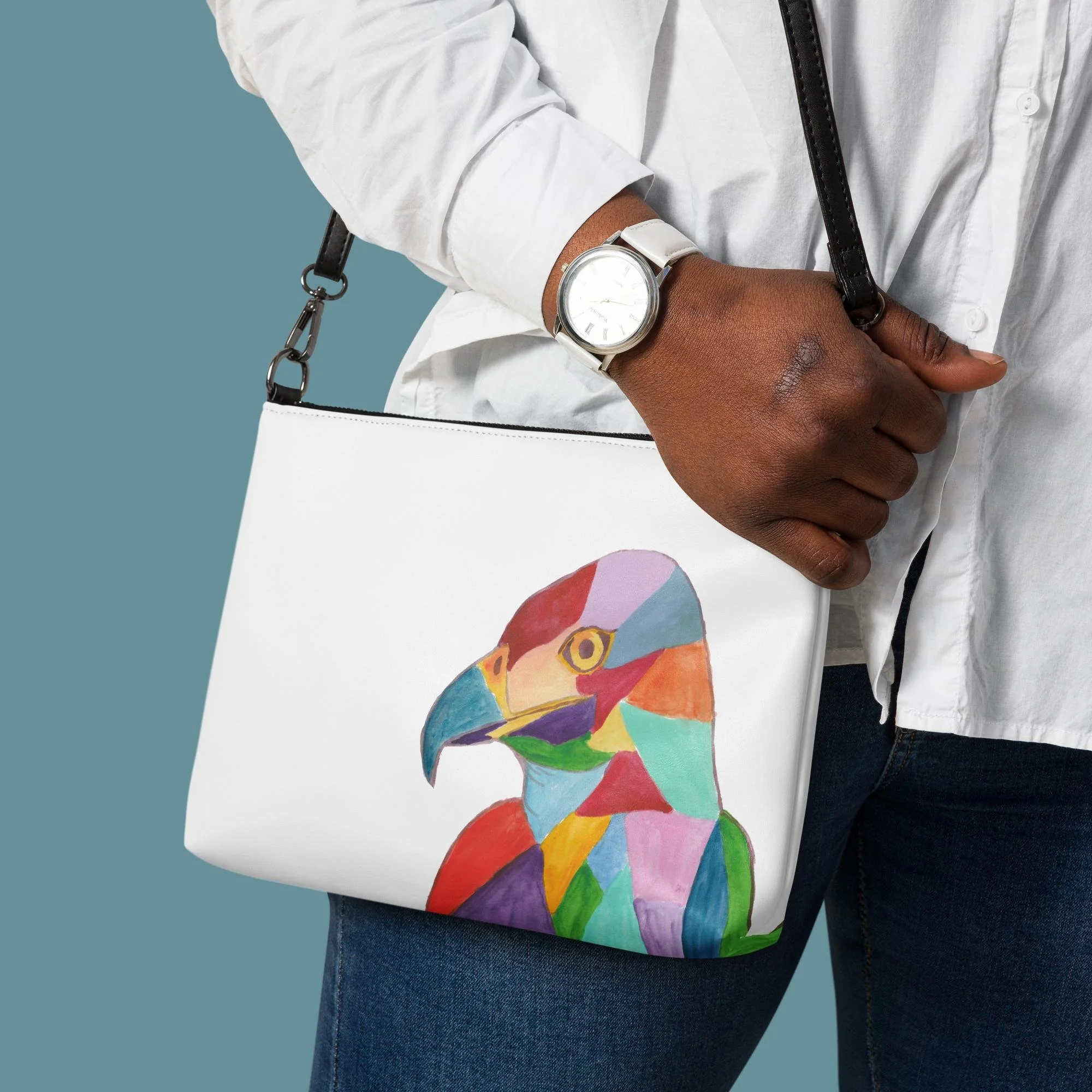 Rainbow Eagle Crossbody bag White