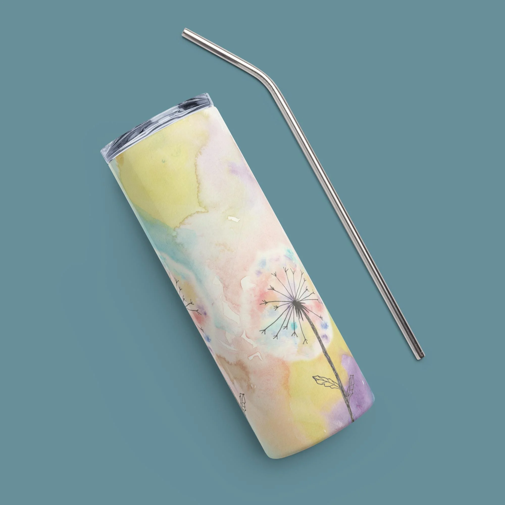 Rainbow Puffs Stainless steel tumbler