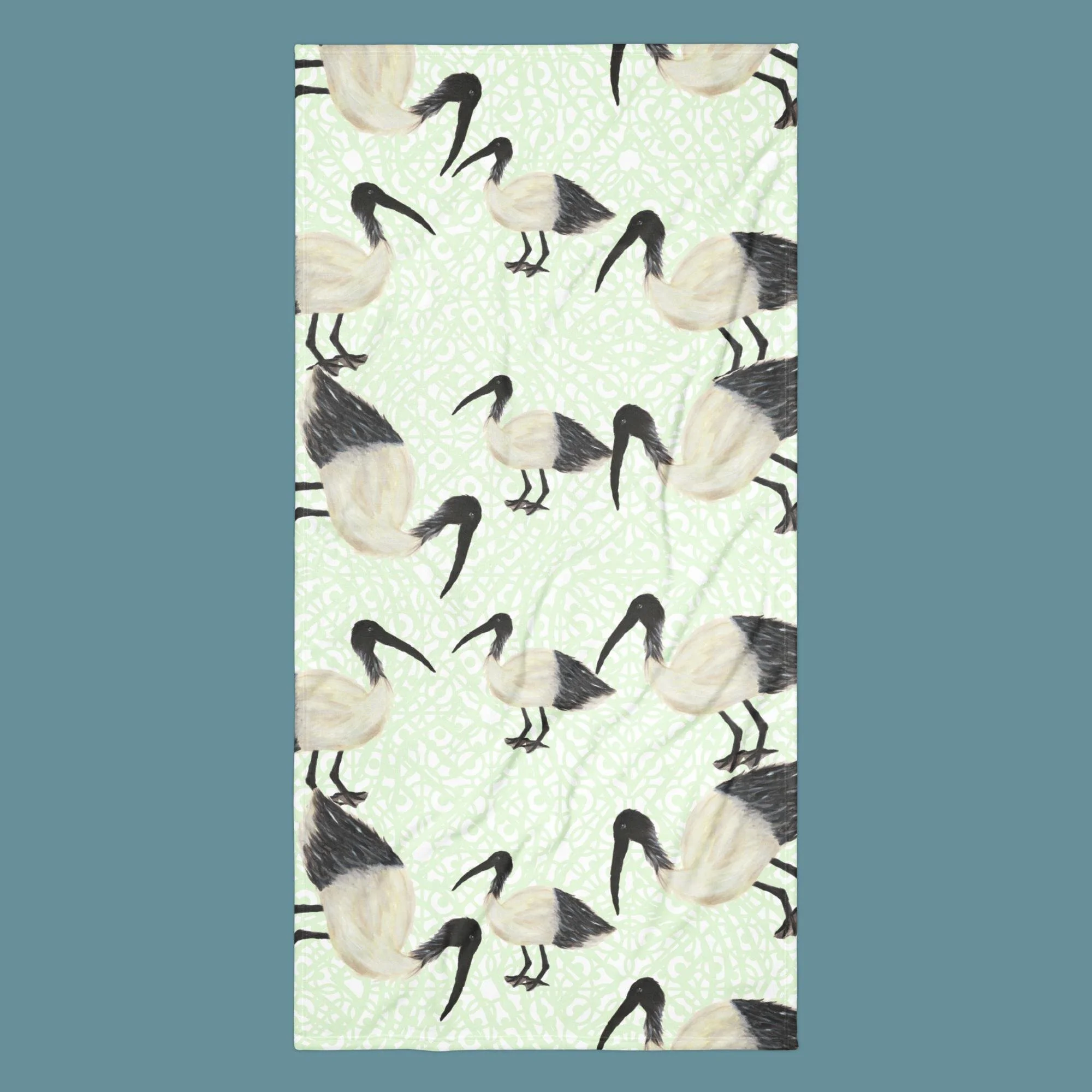 Green Bin Chicken (Ibis) Towel