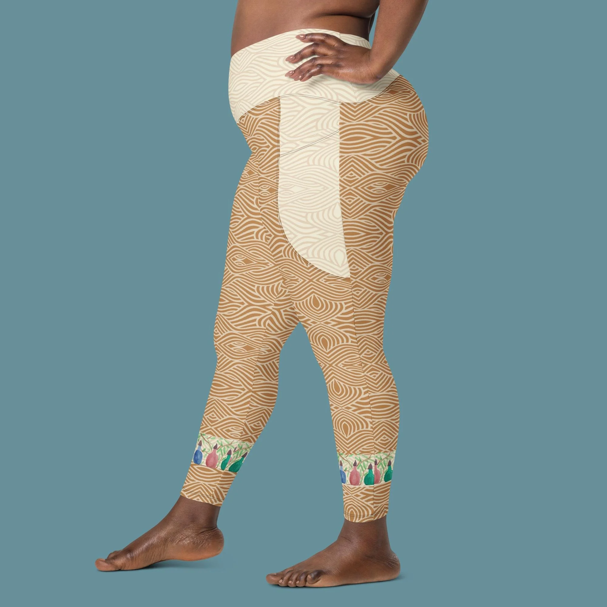 Elixirs Crossover leggings with pockets