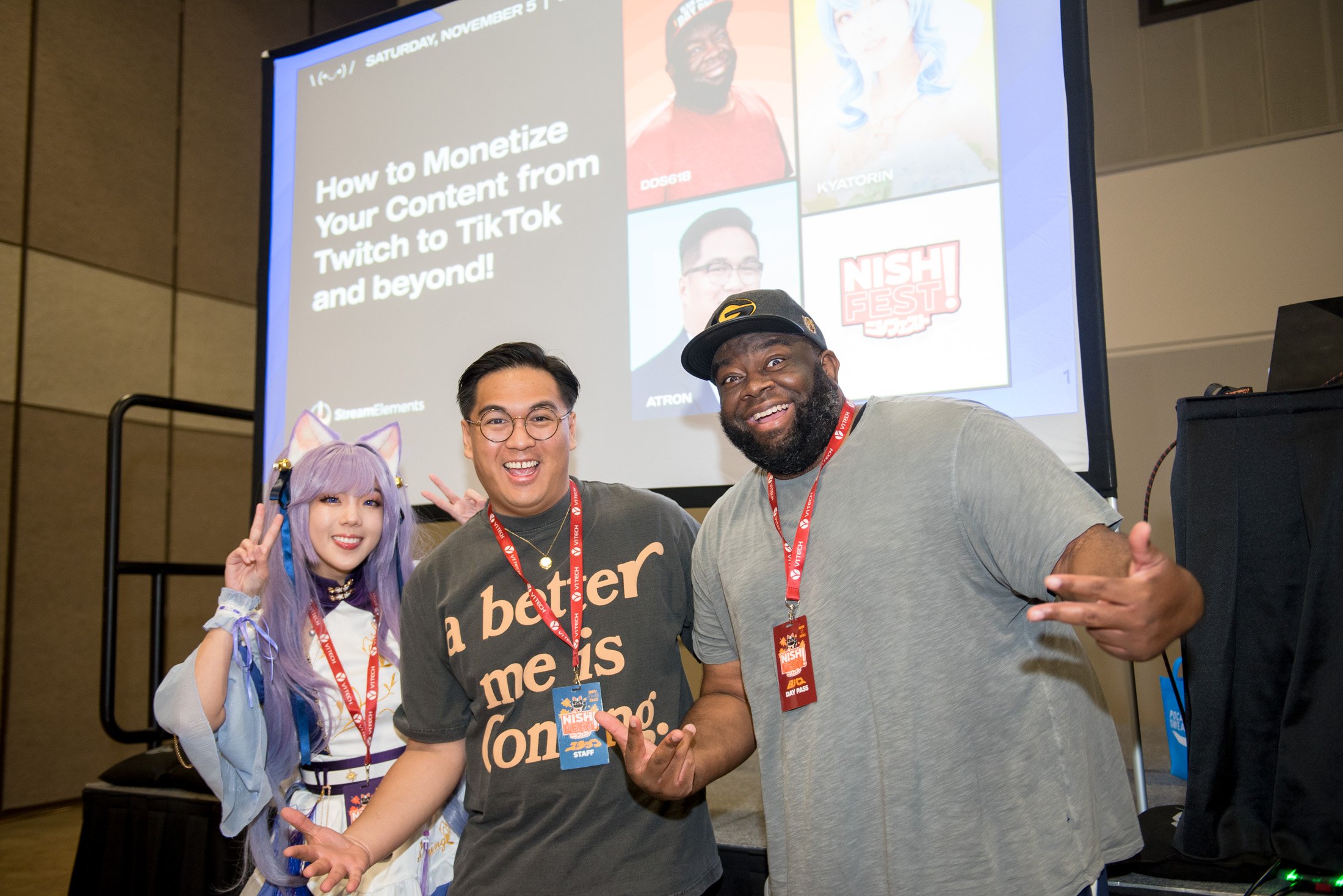 DDS presented on a panel during NishiFest 2022.