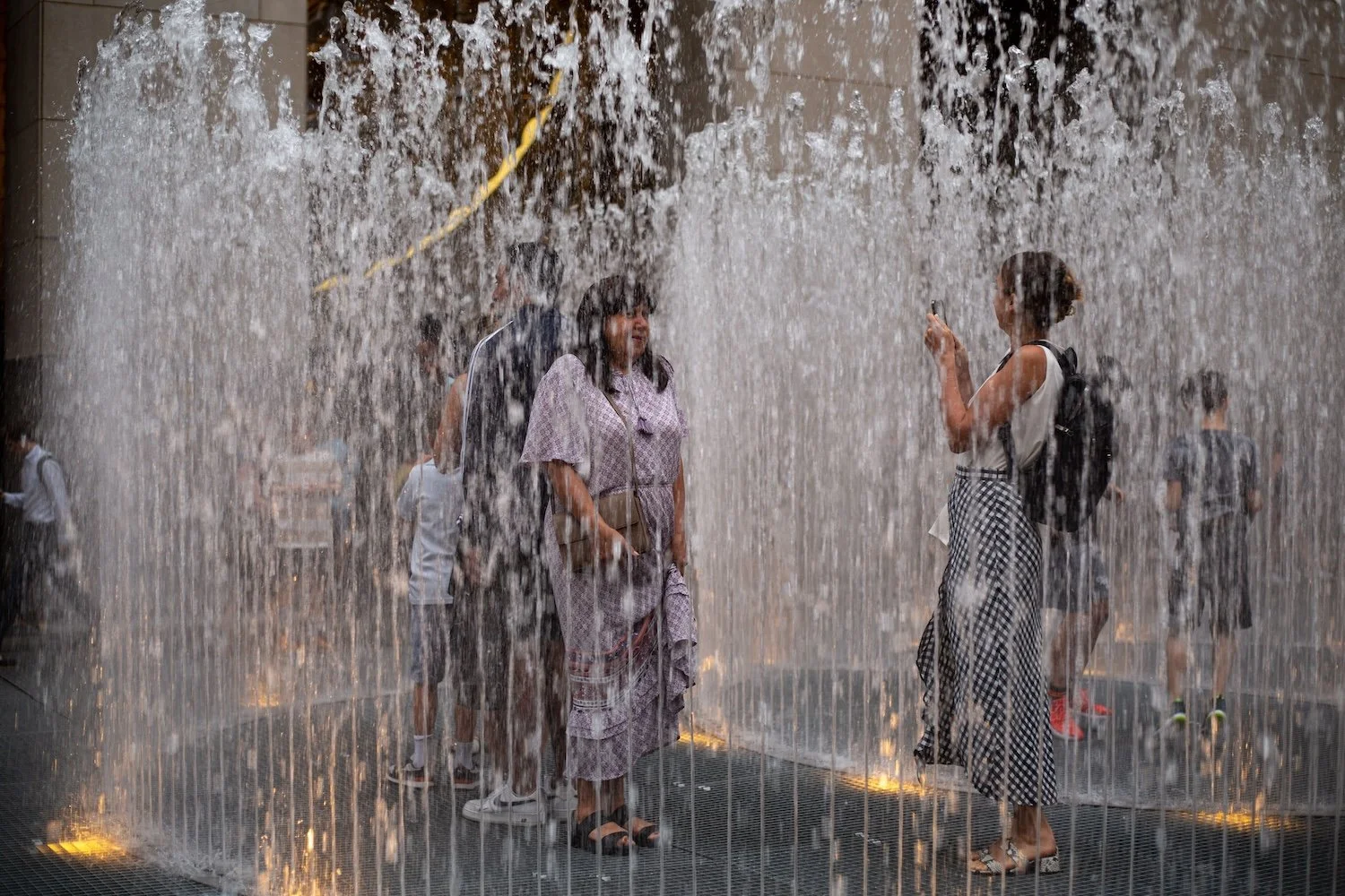 Fooled Fountain Rockefeller Plaza New York