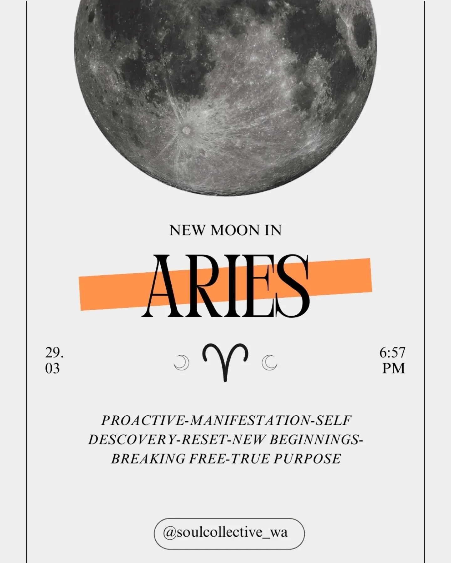 🌙New Moon in Aries meets the Solar Eclipse🌙

A cosmic reset is here! ✨ This new moon will be super charged by the partial solar eclipse happening today also.

Time to embrace bold beginnings, set fierce intentions, and trust in the transformative p