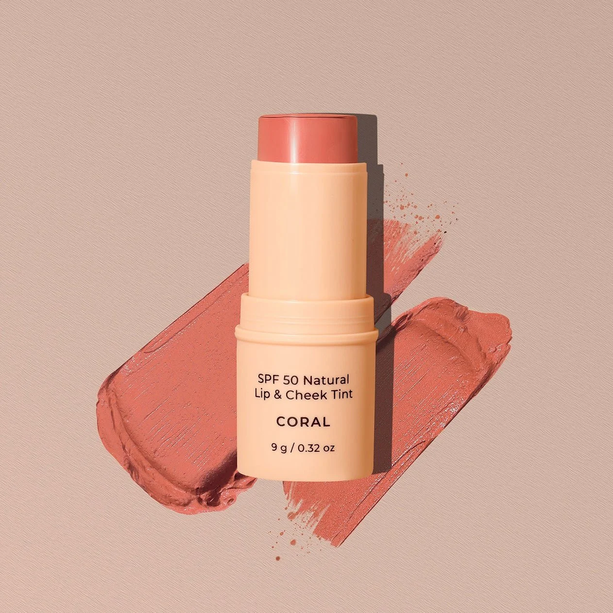 Coral - SPF 50 Natural Lip & Cheek Tint
