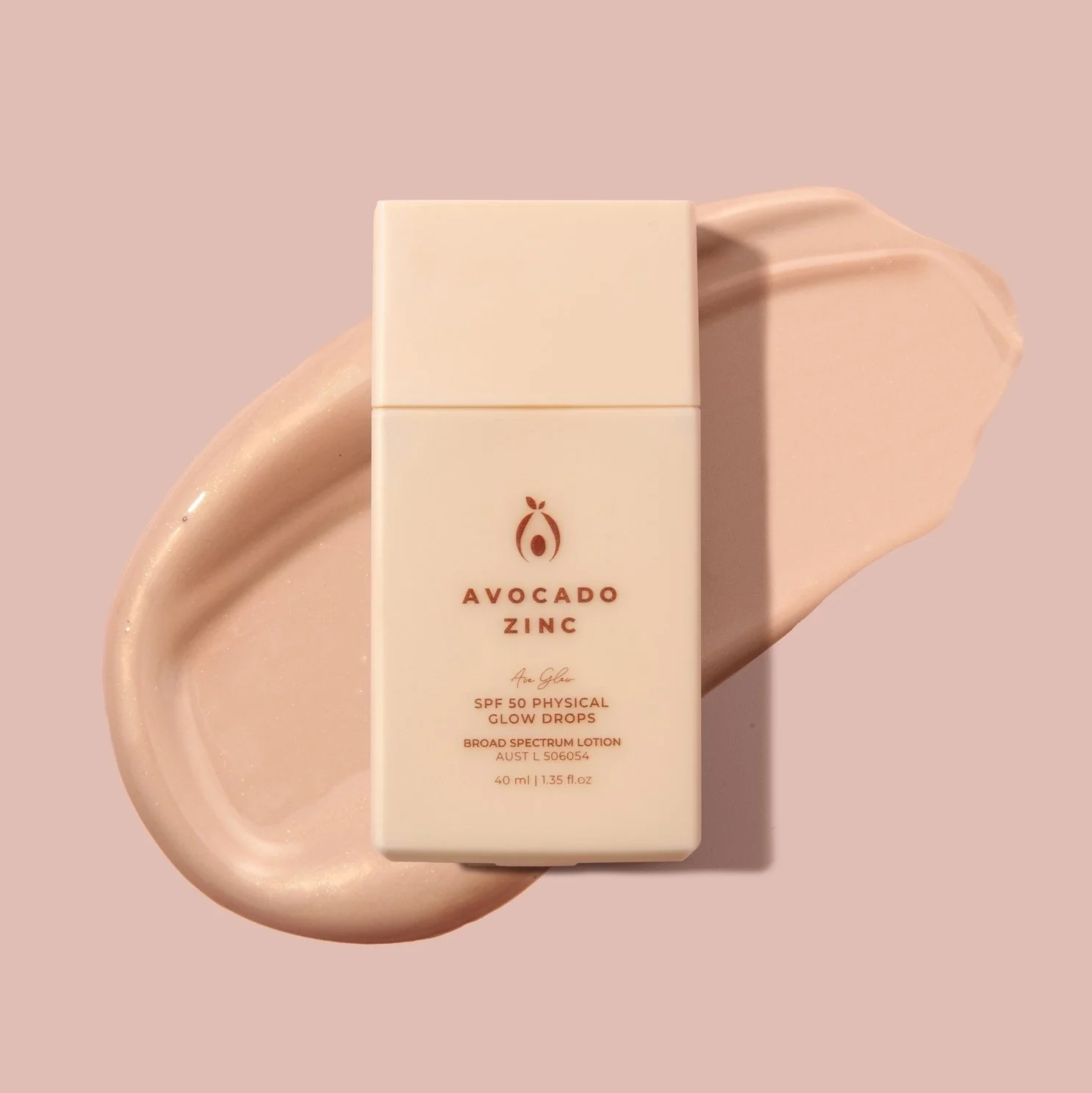 SPF 50 Physical Glow Drops | Avocado Zinc