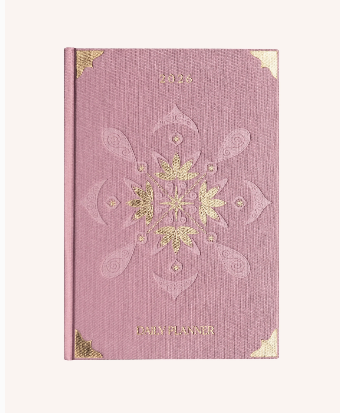 2026 Dreamy Moons Daily Planner | Vintage Rose Pink | PRESALE
