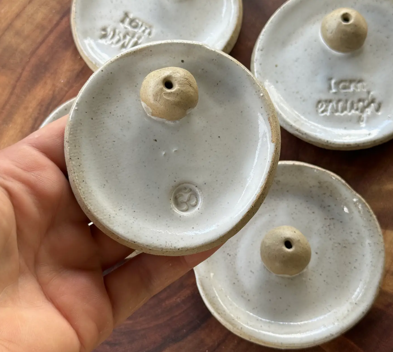 Om | Ceramic Handmade Incense Holder