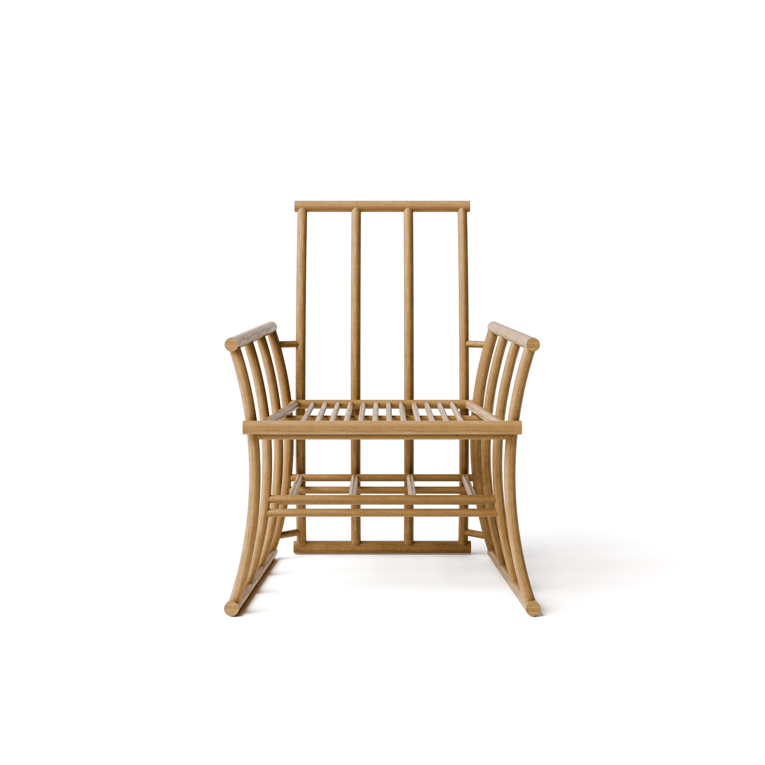  DINING LOUNGE CHAIR APL02 NATURAL TEAK 
