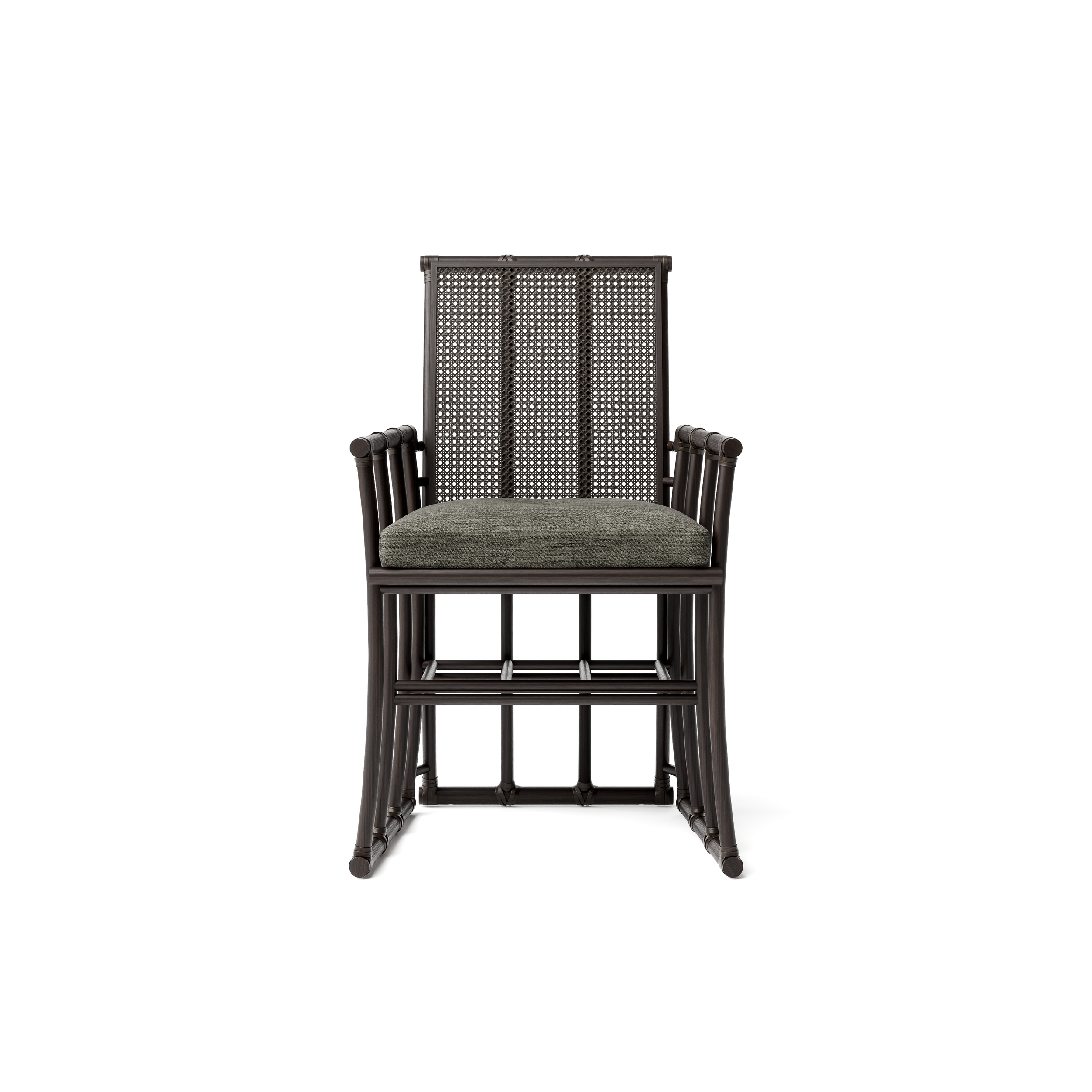  DINING CHAIR APC01 BLACK TOBACCO BAMBOO 