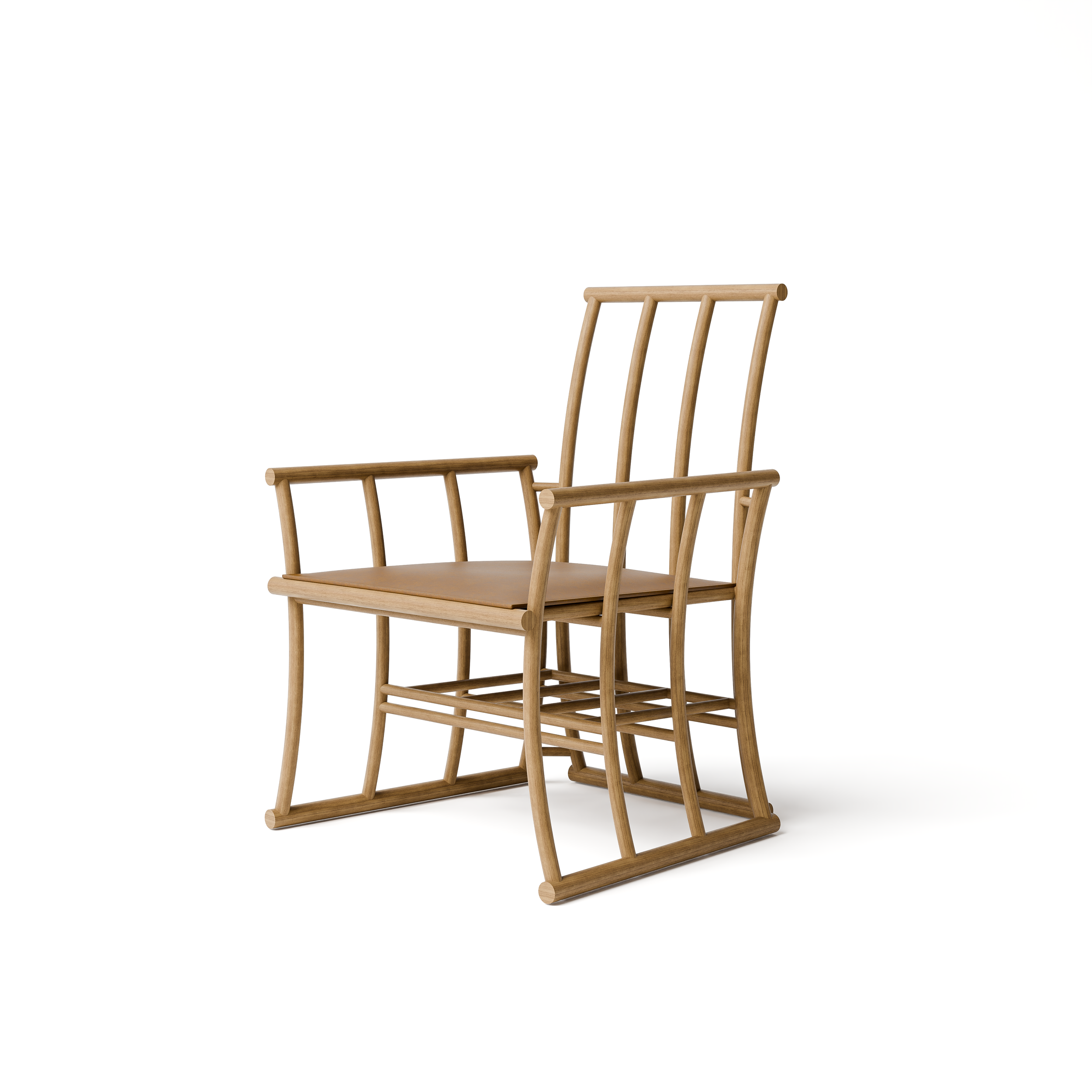  DINING LOUNGE CHAIR APL02 NATURAL TEAK 