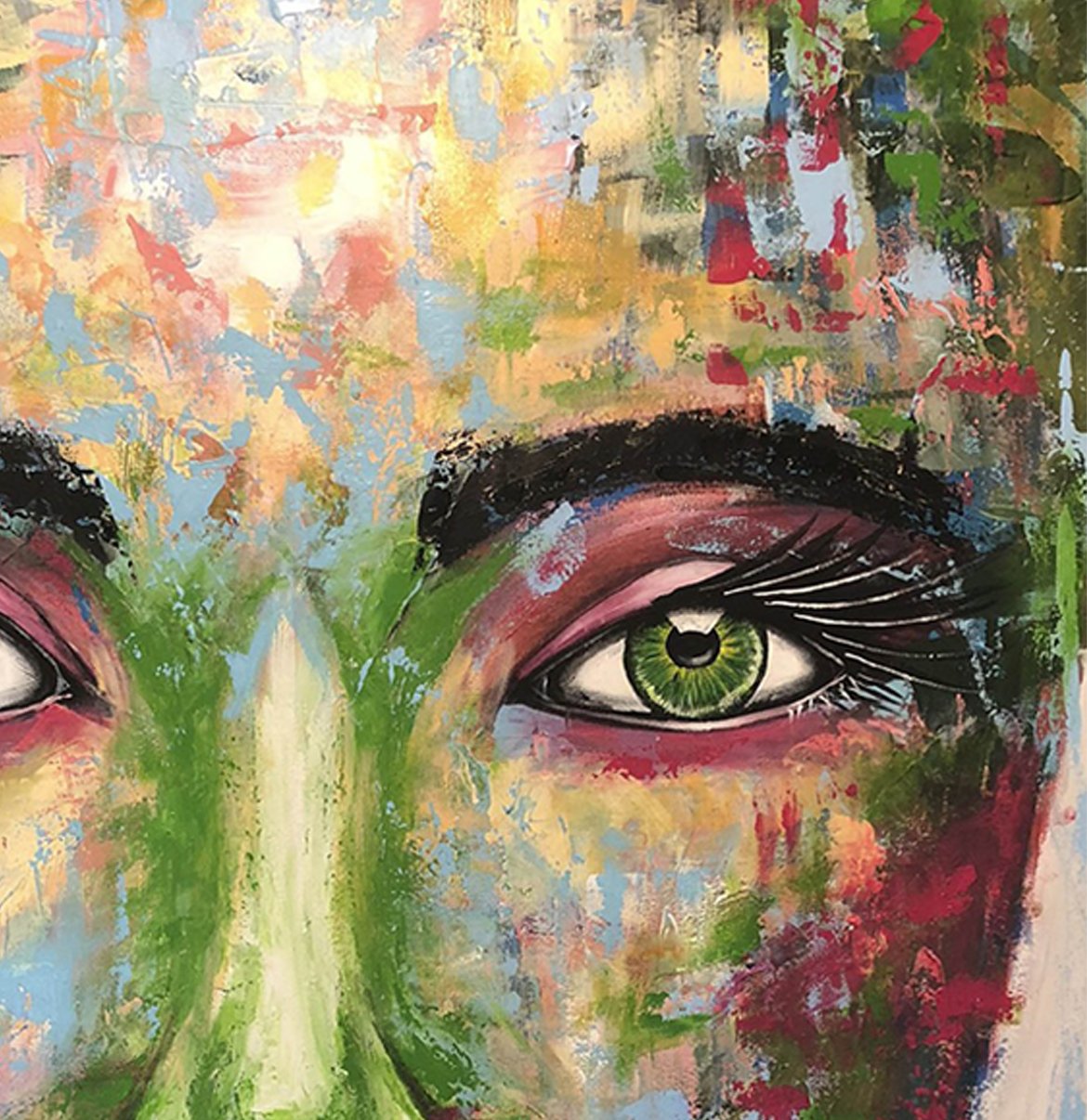 fasted sold Orginal Acrylic painting by Danish Jonas Skov In Mallorca