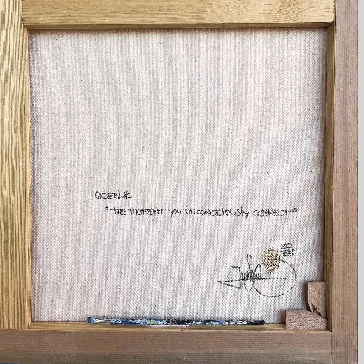 signed Orginal Acrylic painting by Danish Jonas Skov In Mallorca