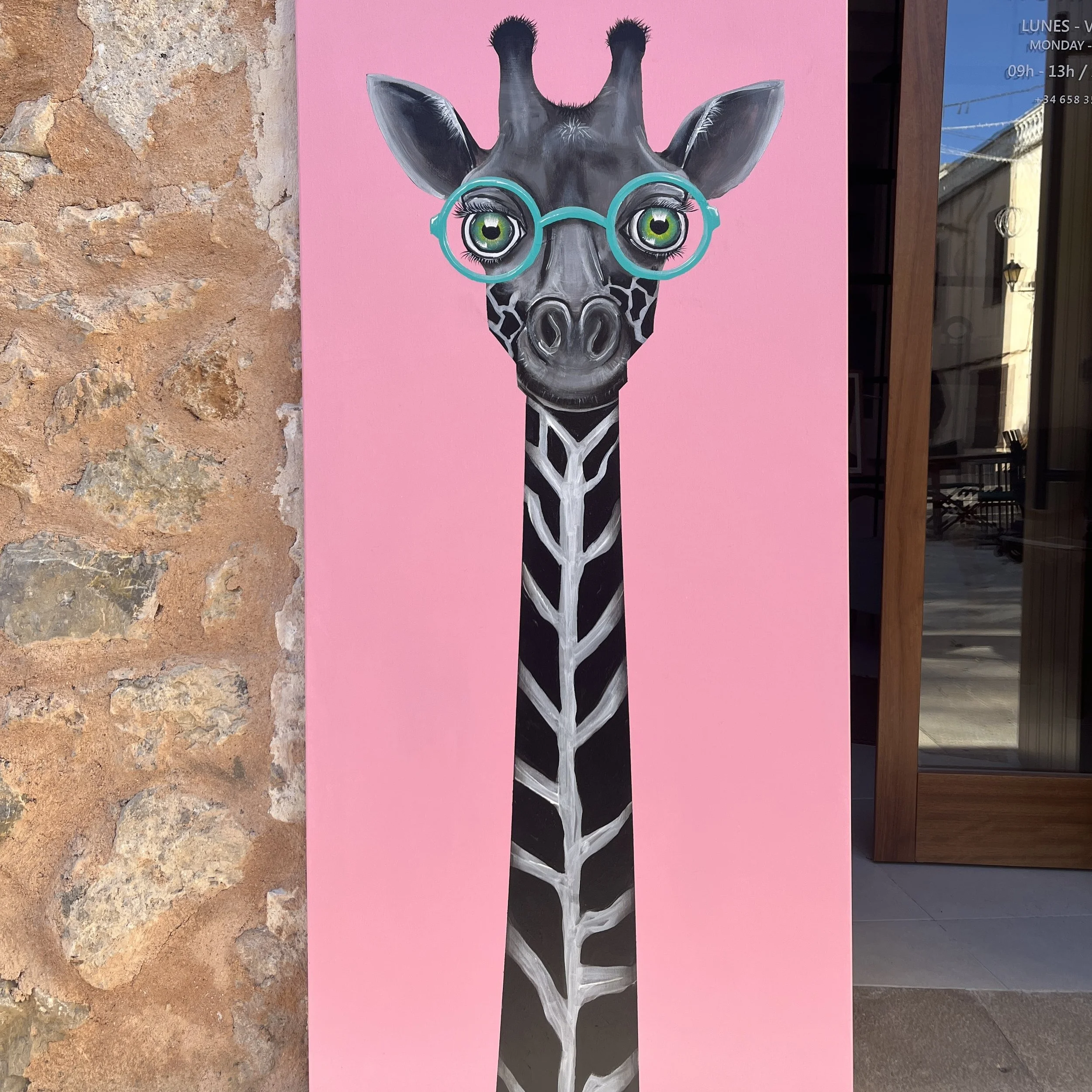 original acrylic painting by danish artist Jonas Skov  in the gallery