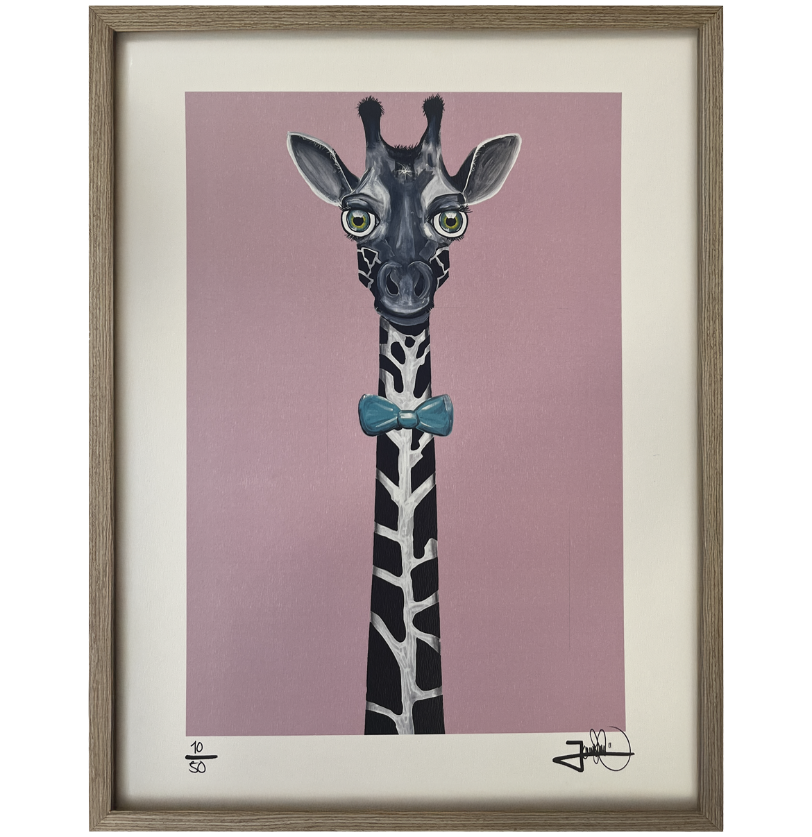 framed beautiful artprint danish acrylic artist by Jonas Skov