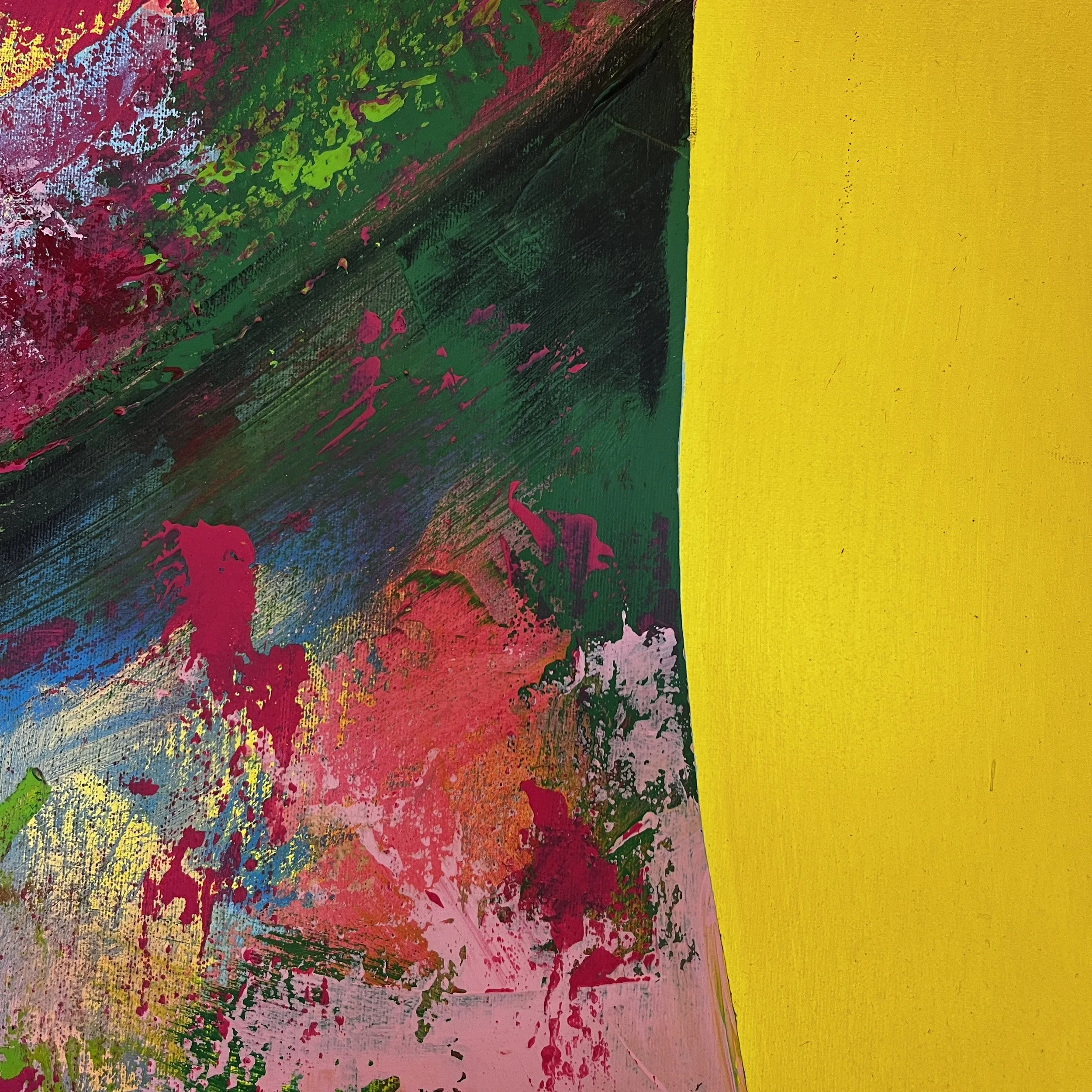 close up on colorful painting by Jonas skov