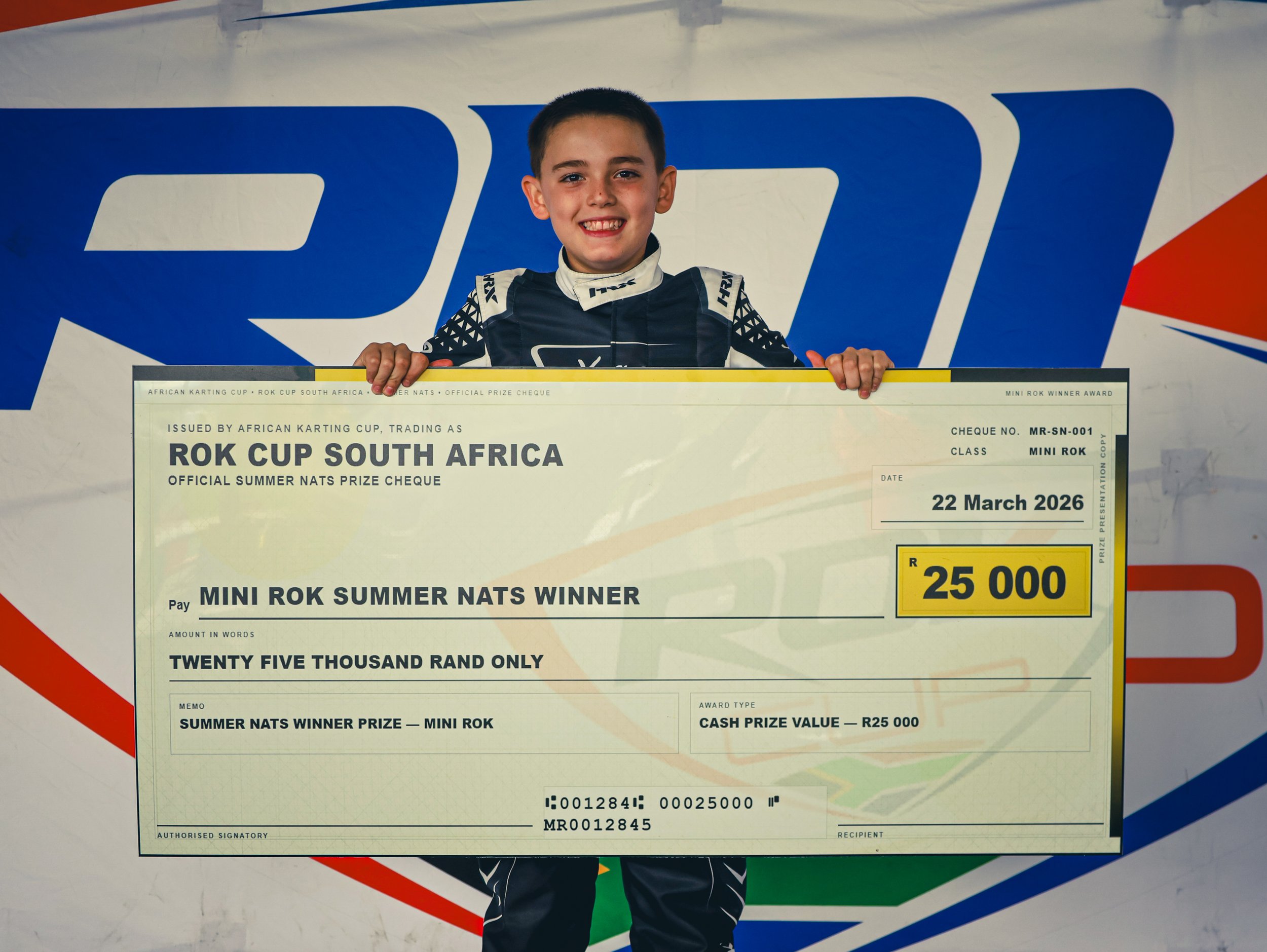Cornofsky Secures R25K Mini ROK Prize with Standout Double-Header National Performance