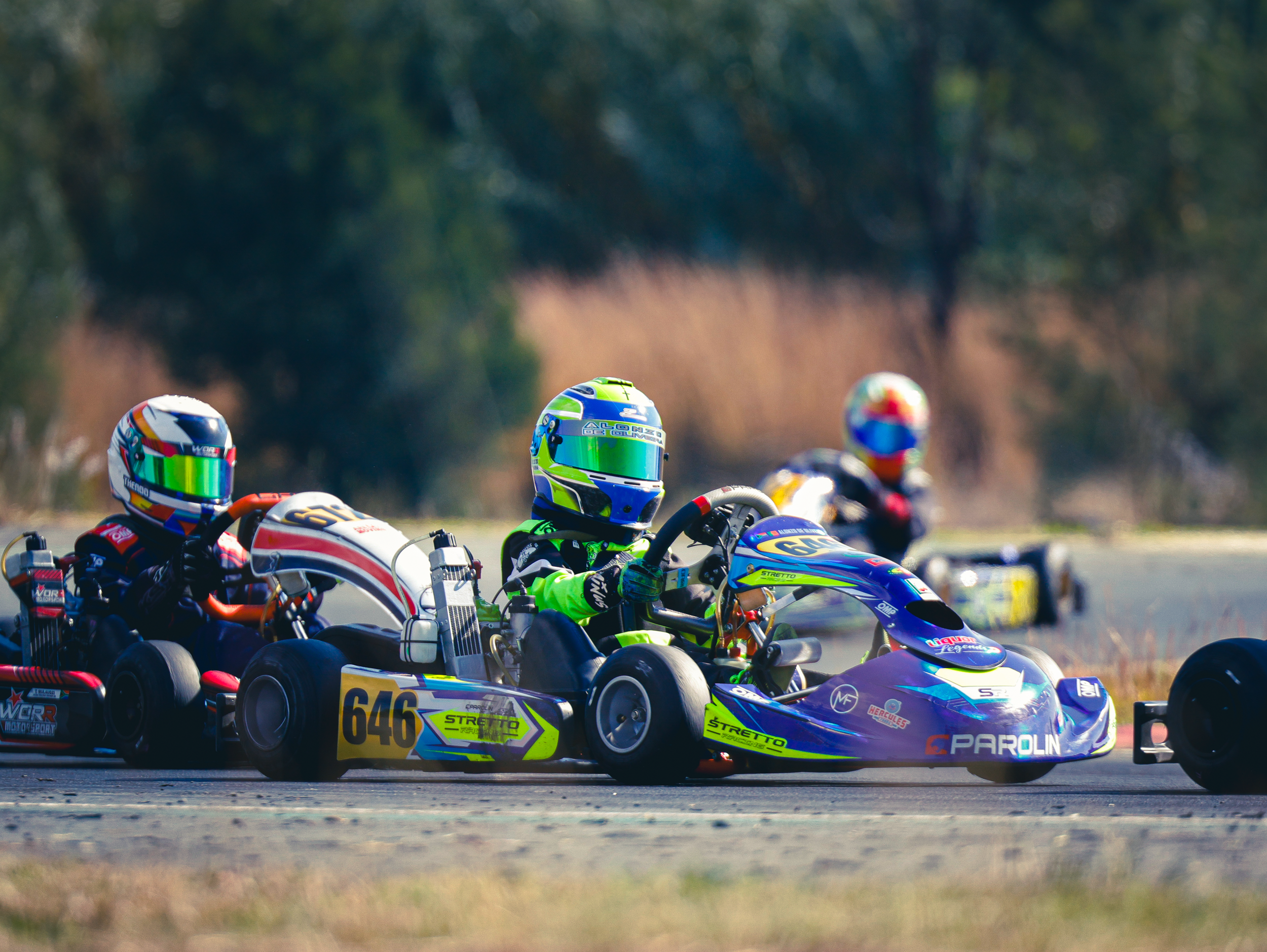 De Oliveira Battles His Way to Formula-K Micro MAX Podium