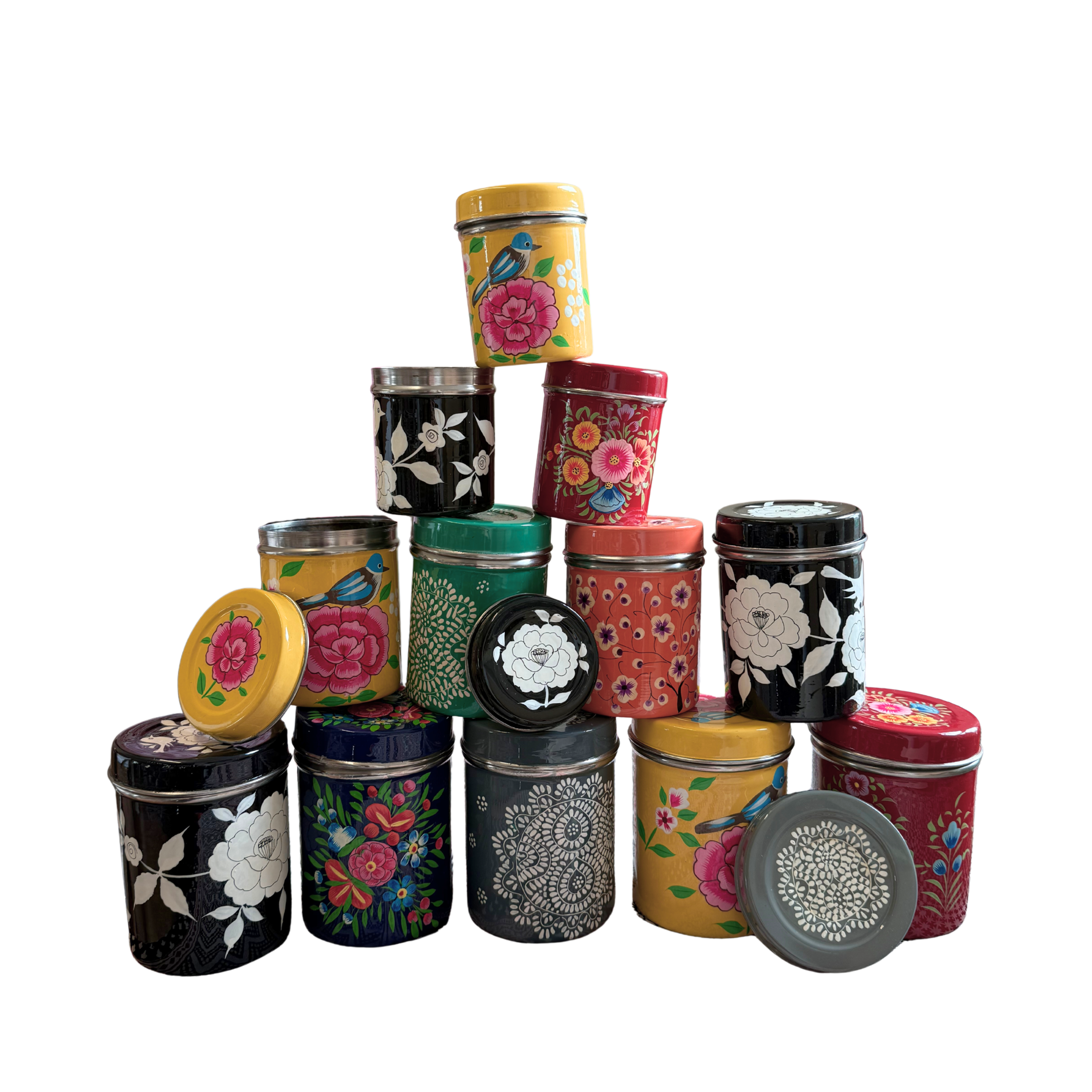 Steel Tin (Different Colours and Sizes Avaliable)