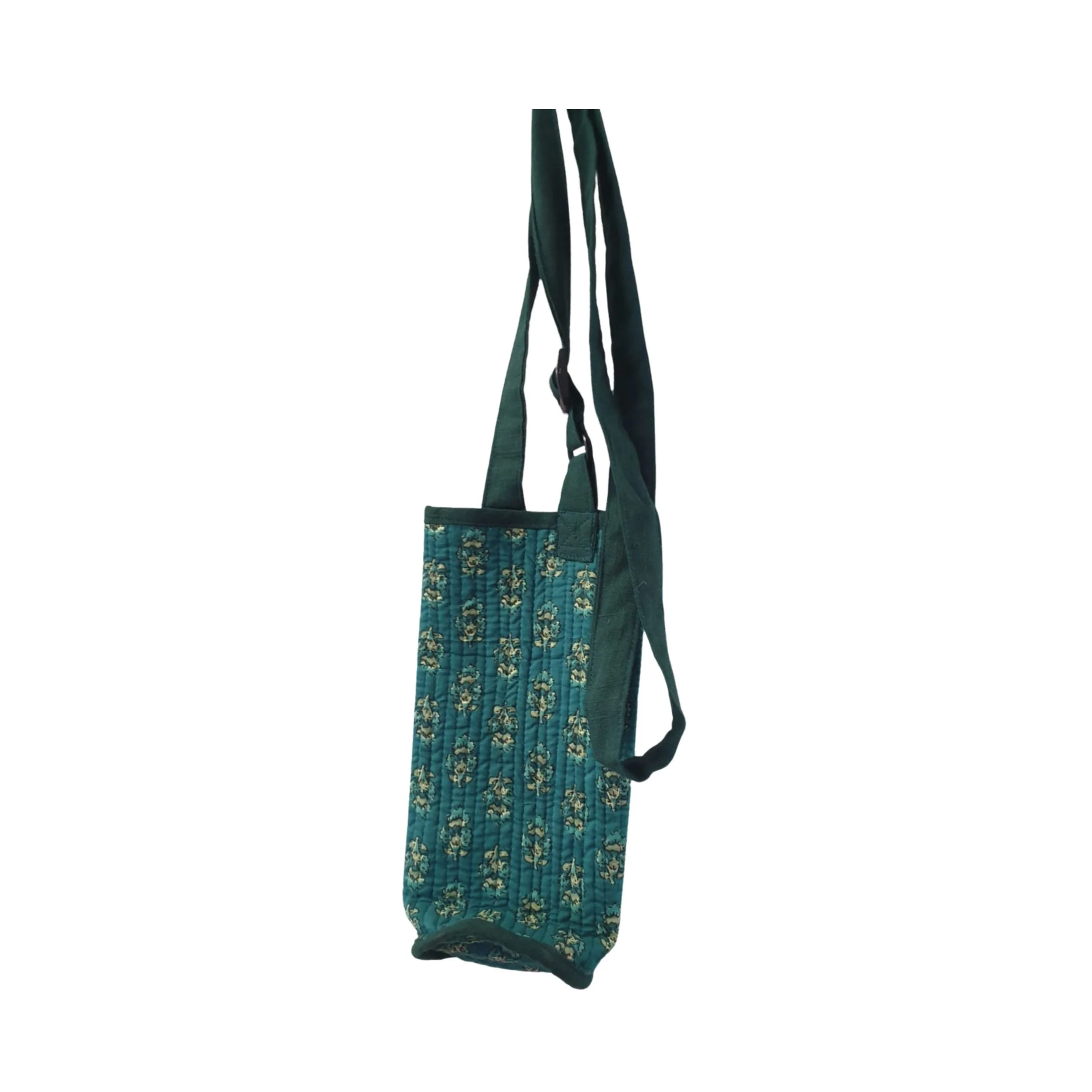 Dark Green Bottle Bag