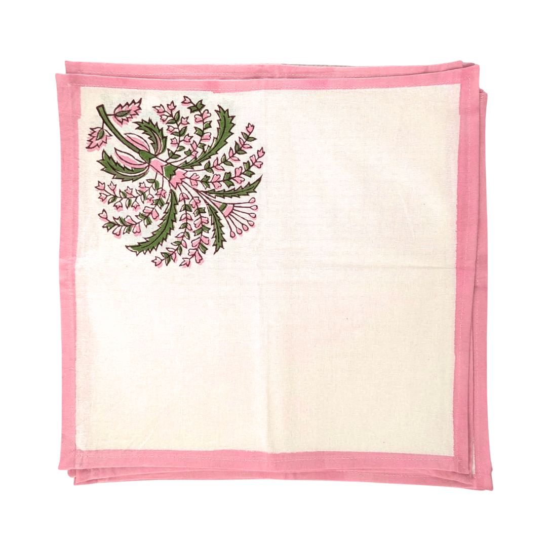 Napkins (Pink and Green)