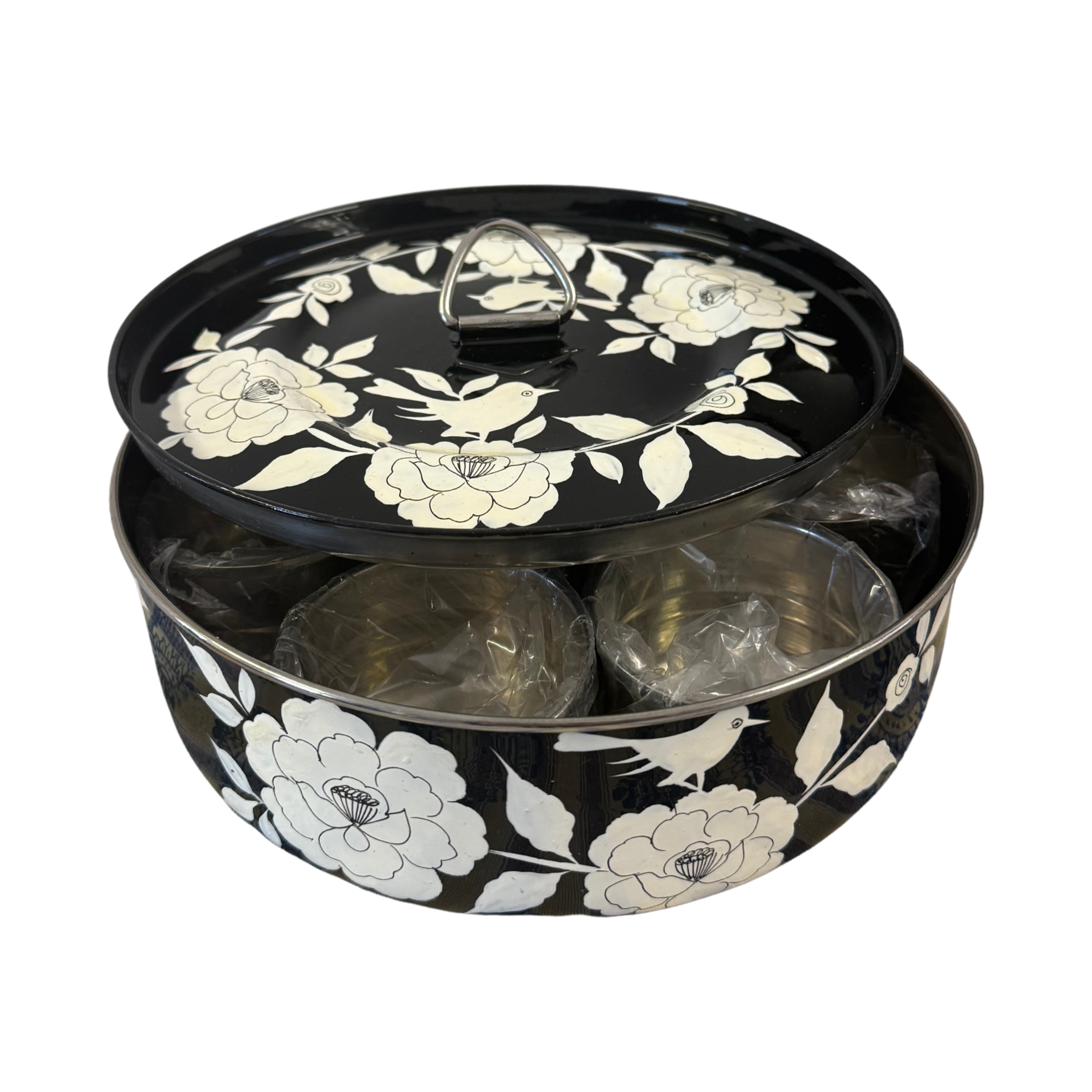 Black and White Spice Tin