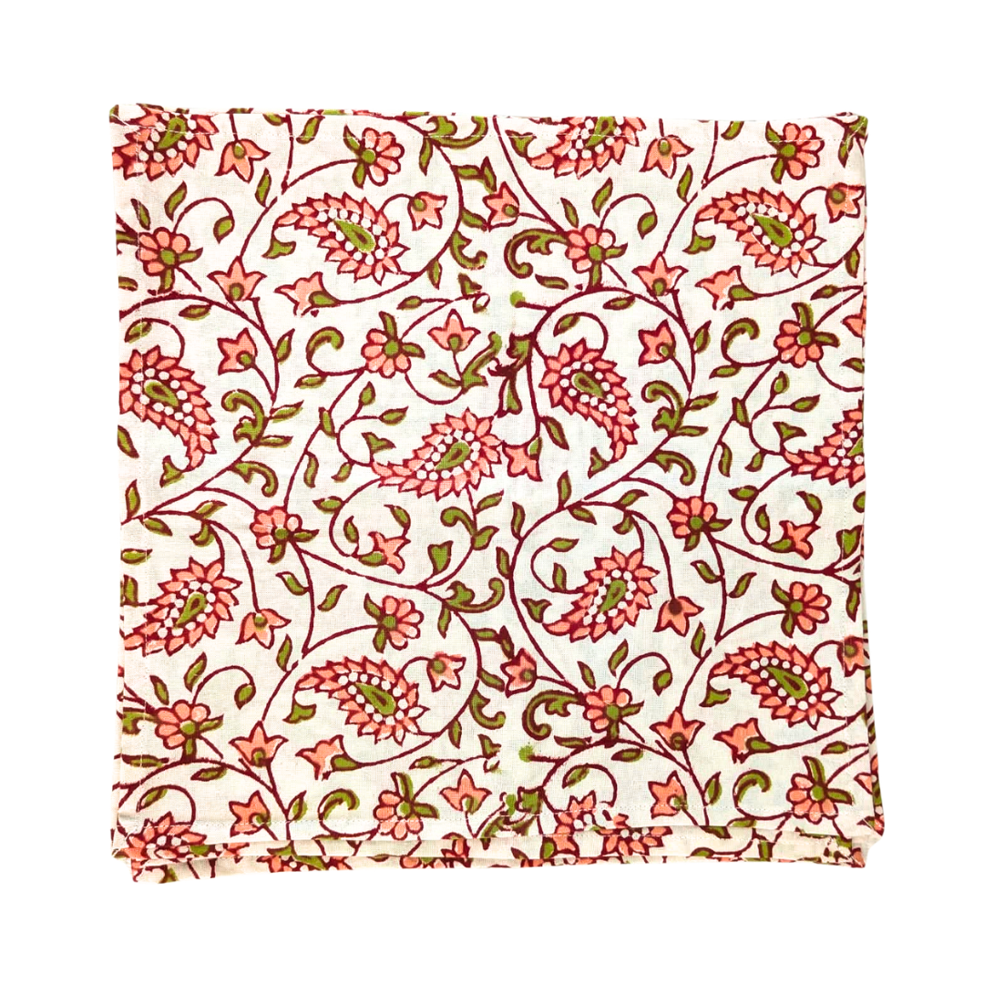 Napkins (Pink and Green)