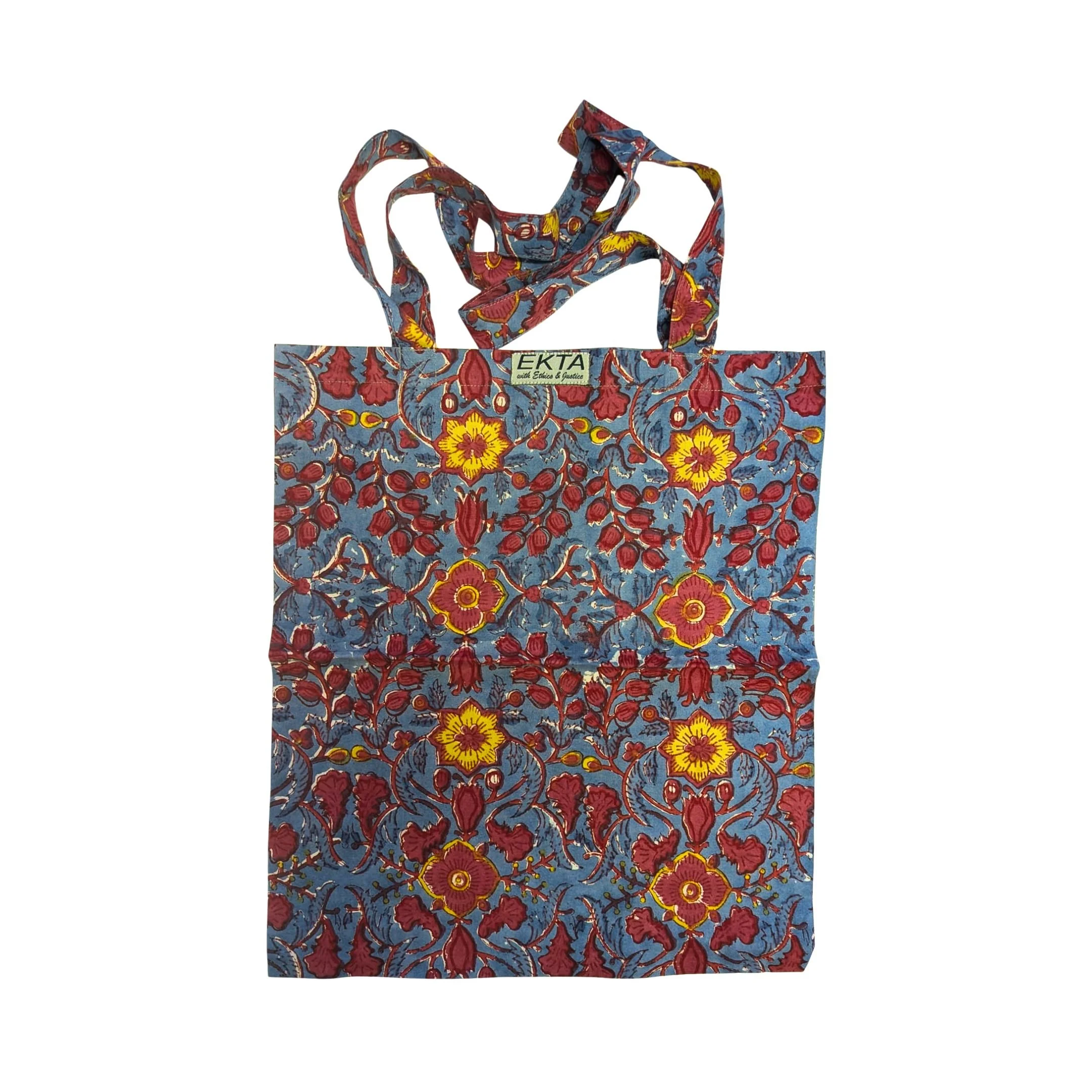 Red & Blue Tote Bag