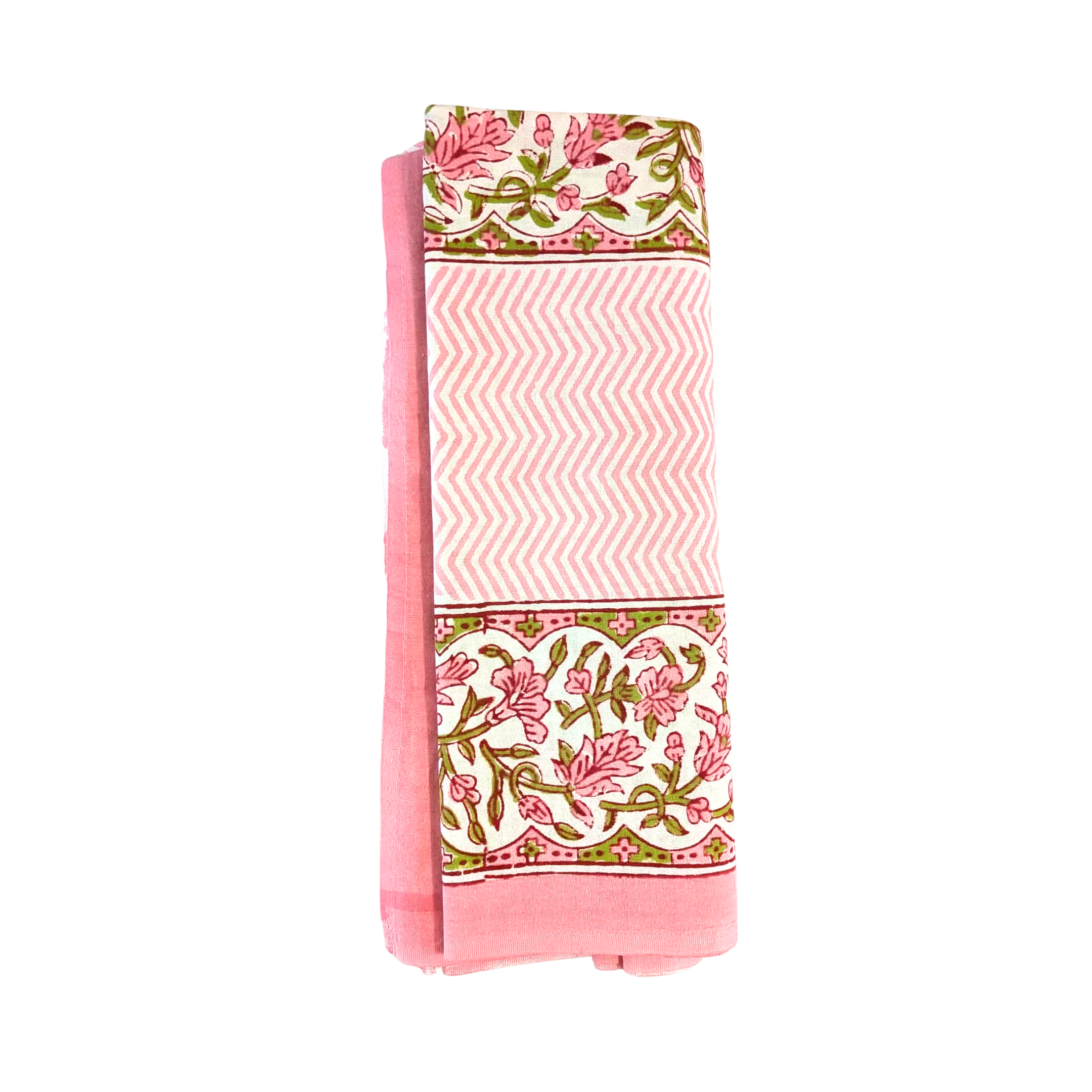 Pink & Green Table Cloth
