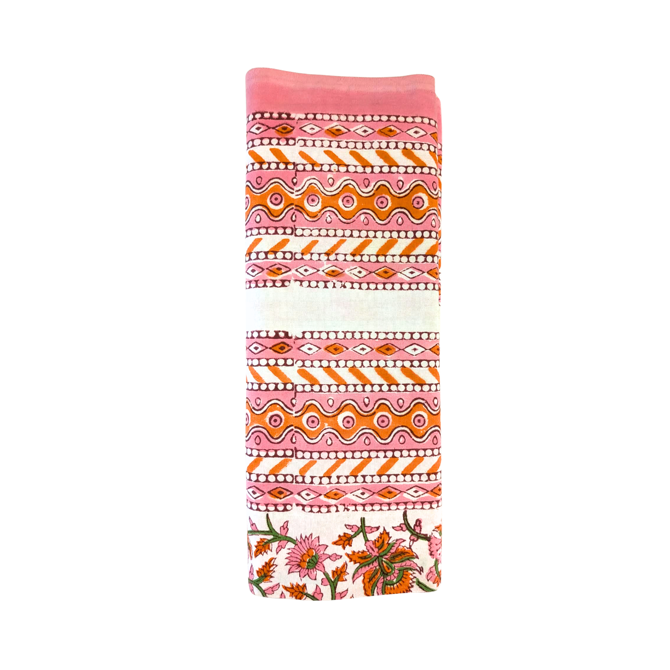 Orange and Pink Table Cloth