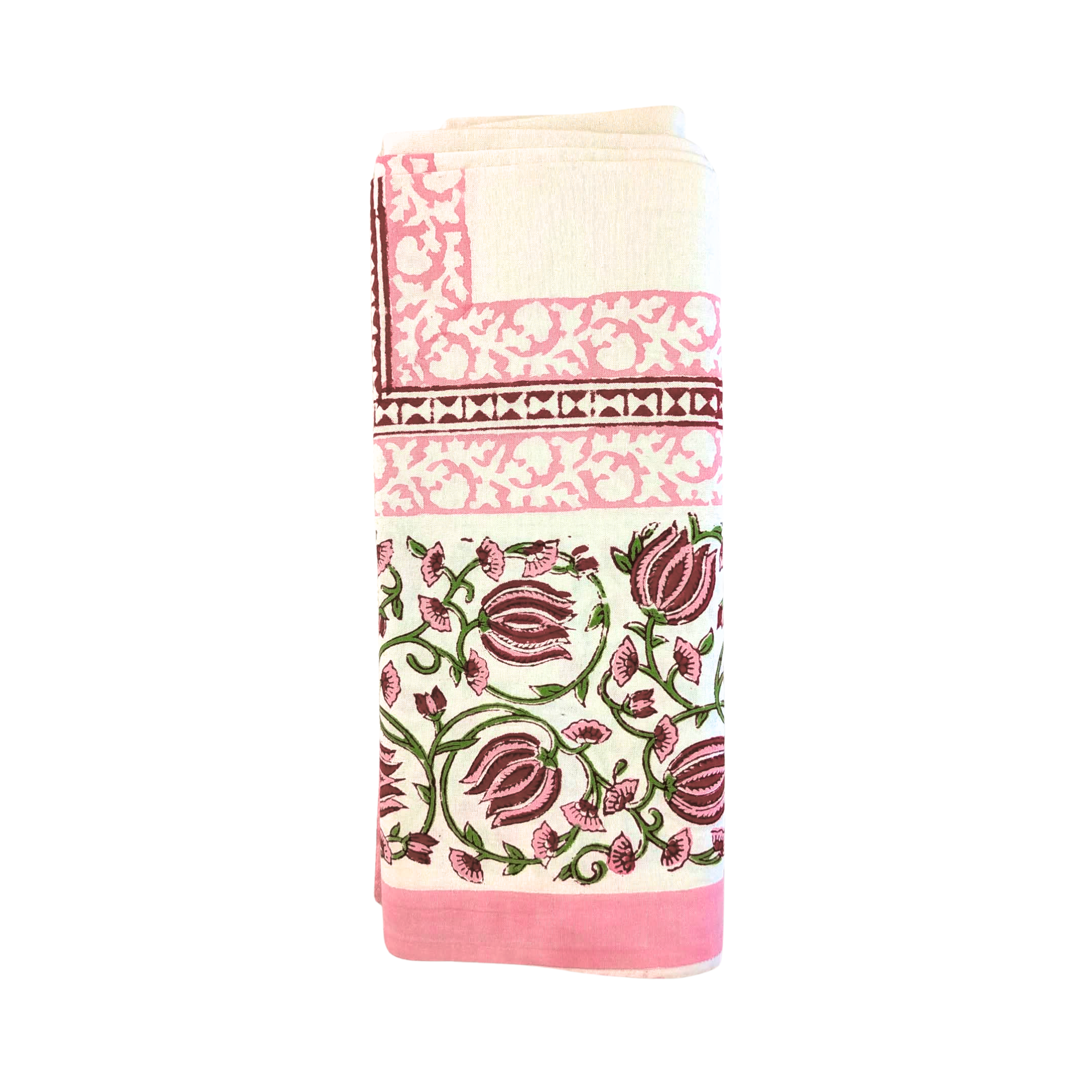 Pink ,Red, Green Table Cloth