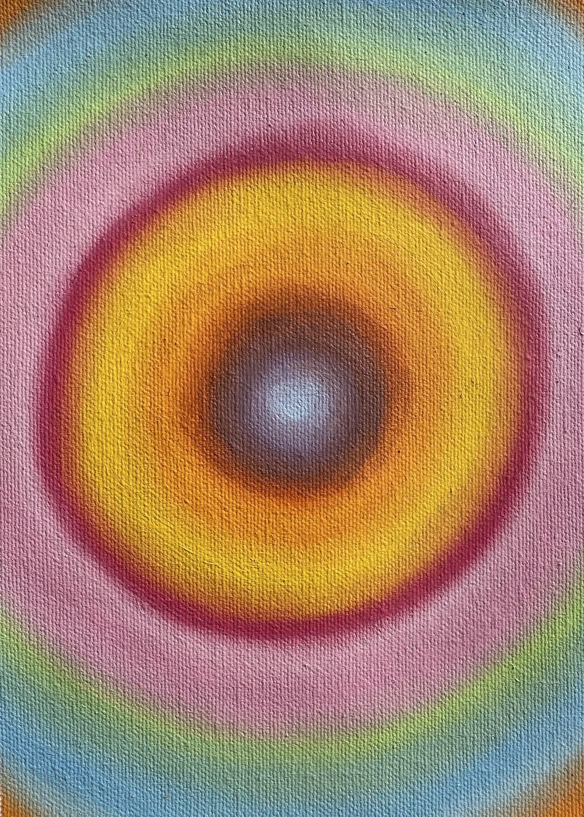 ‘Aura Rings’ oil on canvas