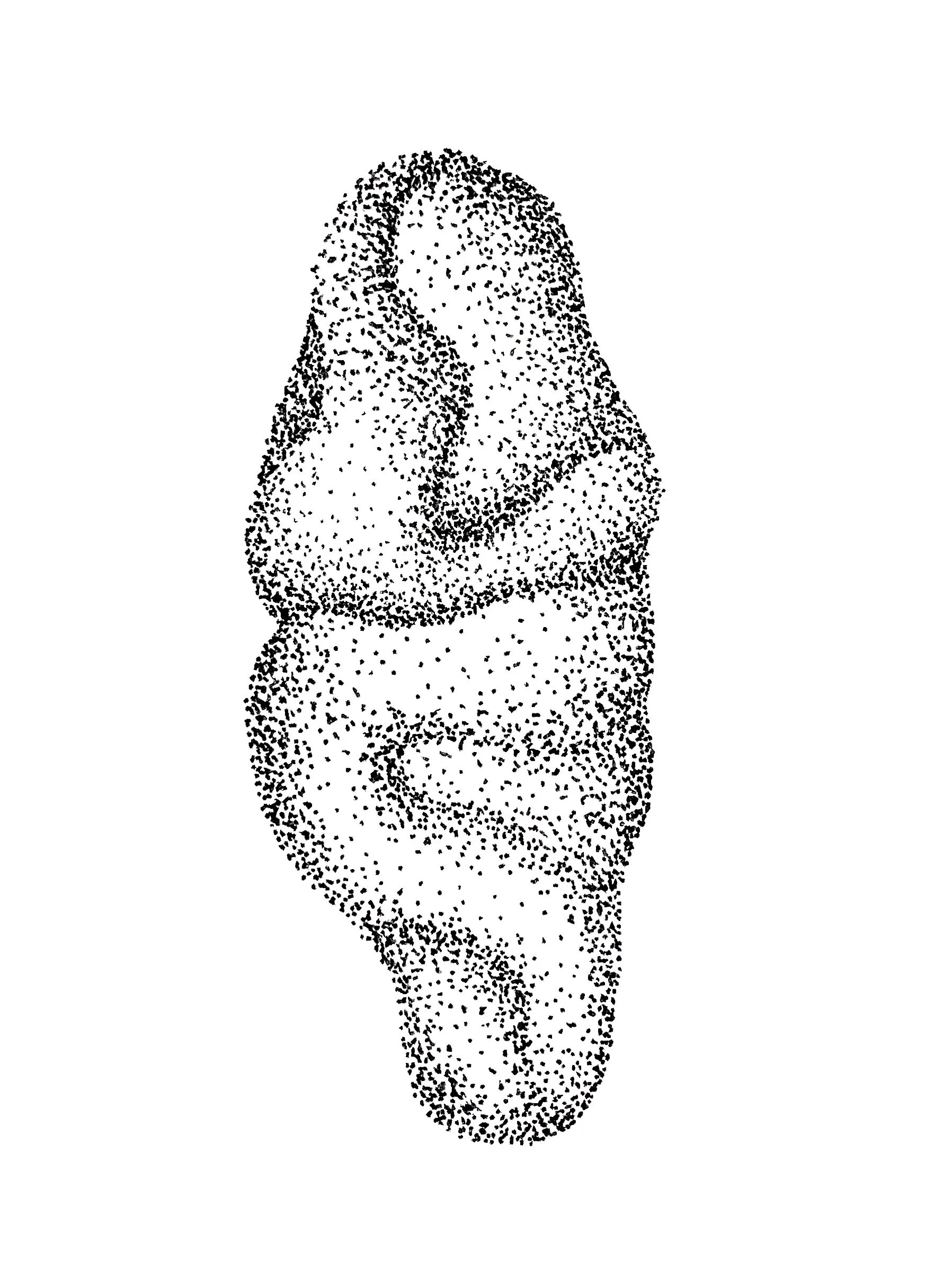 ‘A Delicious Knot’ ink on paper, digitised 